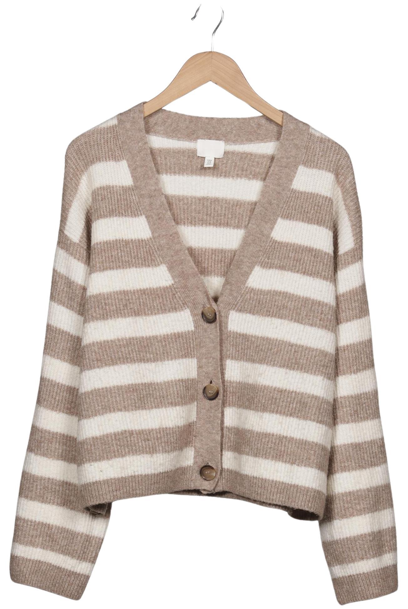 

H&M Damen Strickjacke, mehrfarbig, Gr. 38