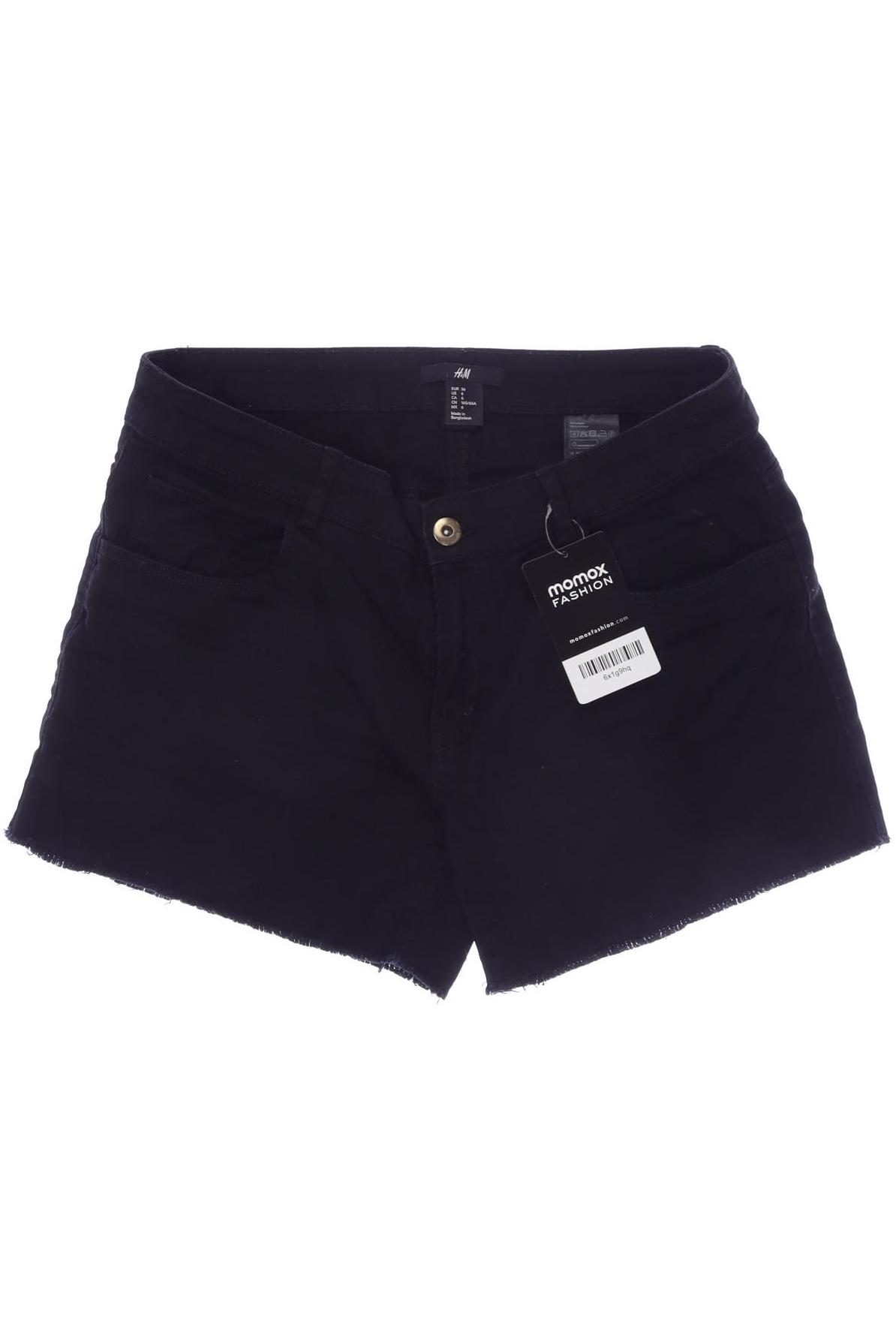 

H&M Damen Shorts, schwarz, Gr. 36