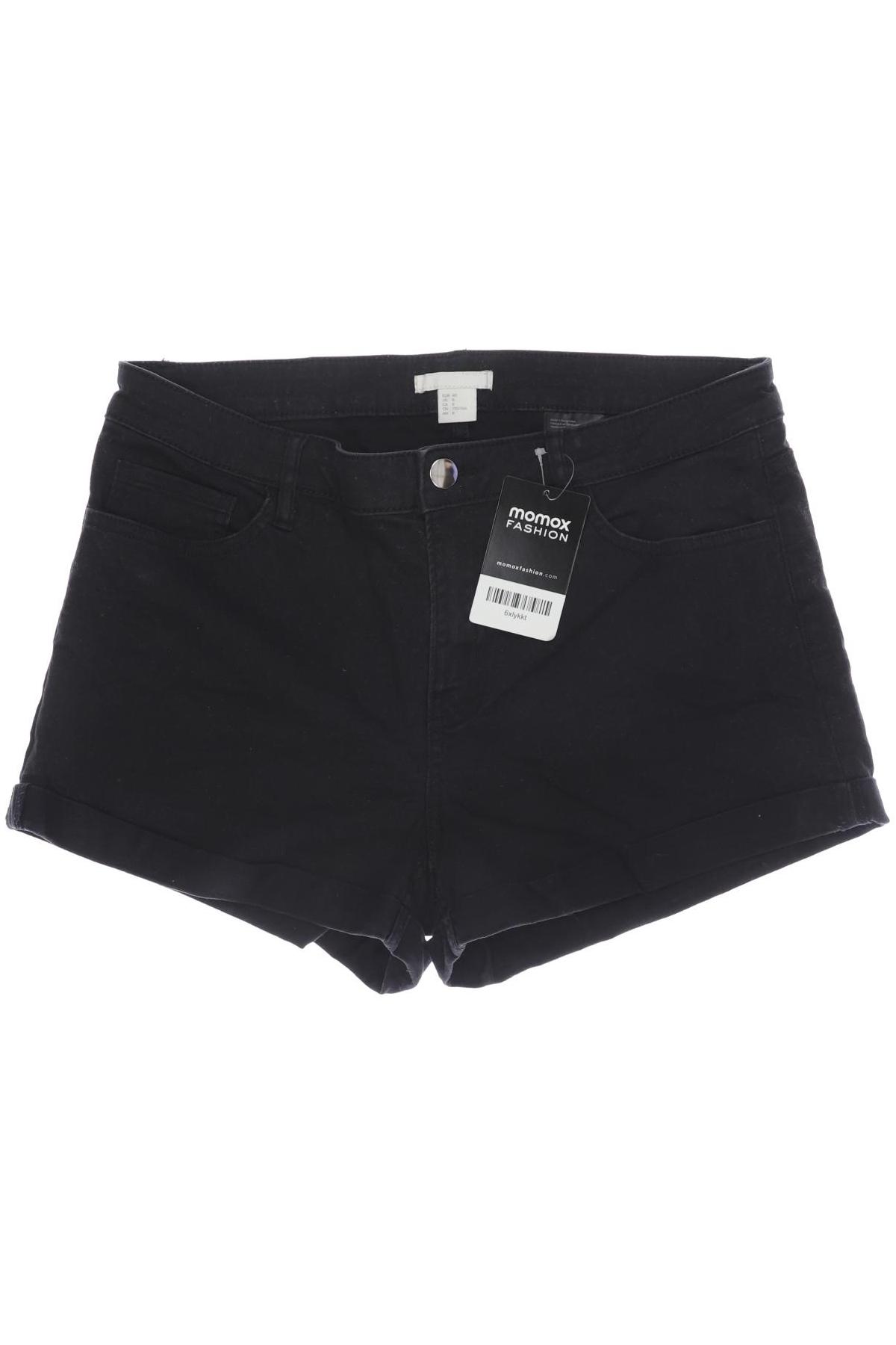 

H&M Damen Shorts, schwarz, Gr. 40