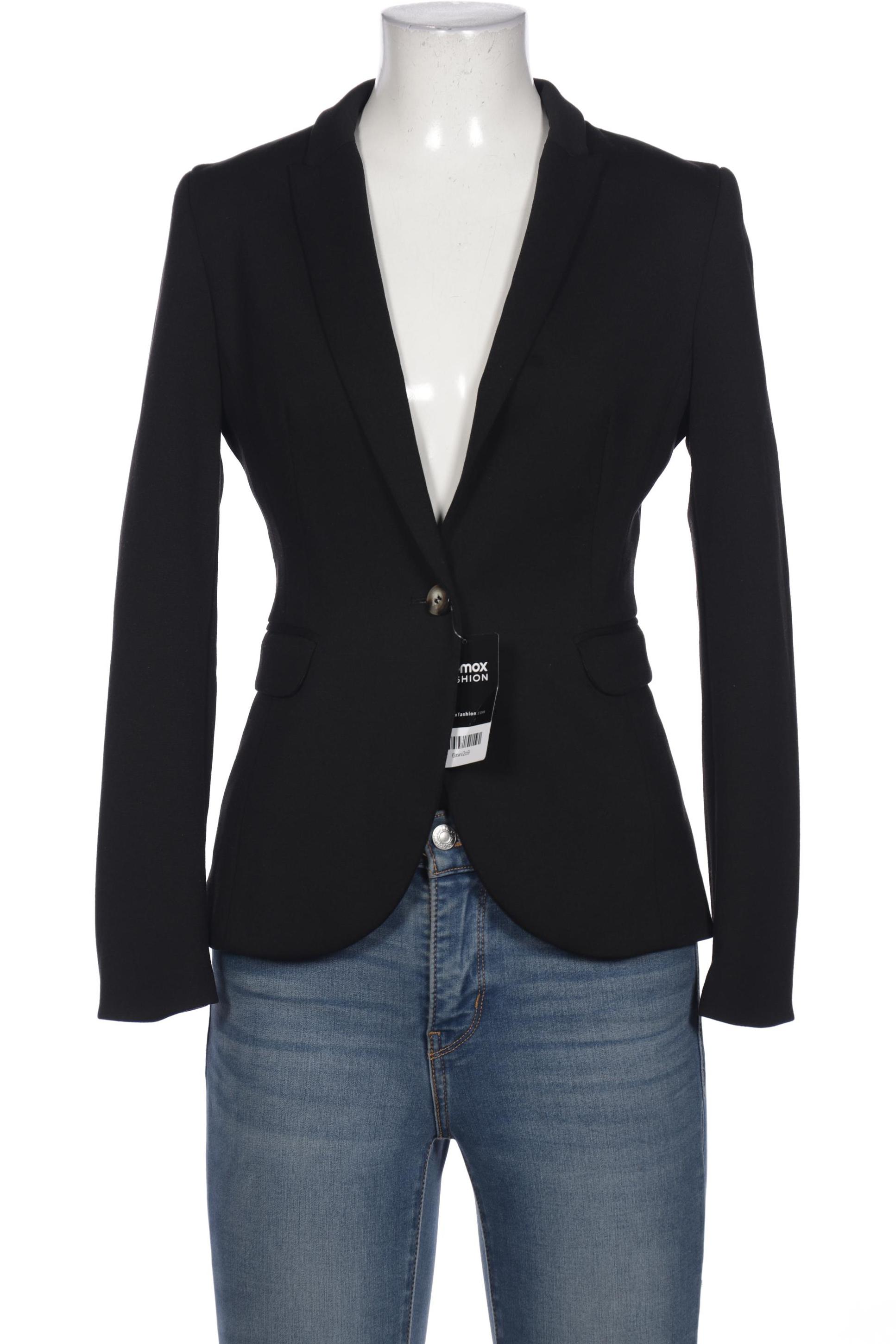 

H&M Damen Blazer, schwarz, Gr. 34