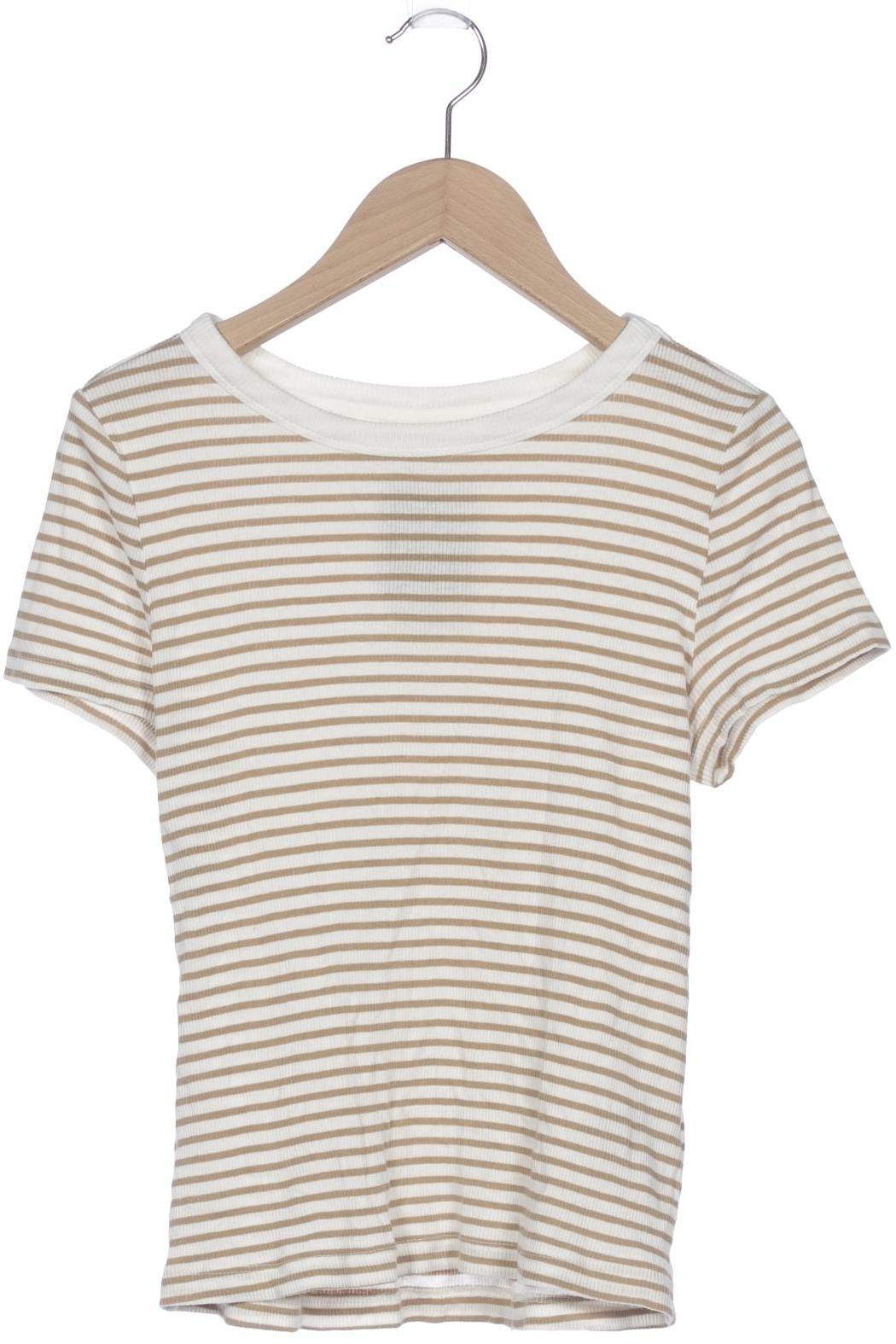 

H&M Damen T-Shirt, cremeweiß, Gr. 36