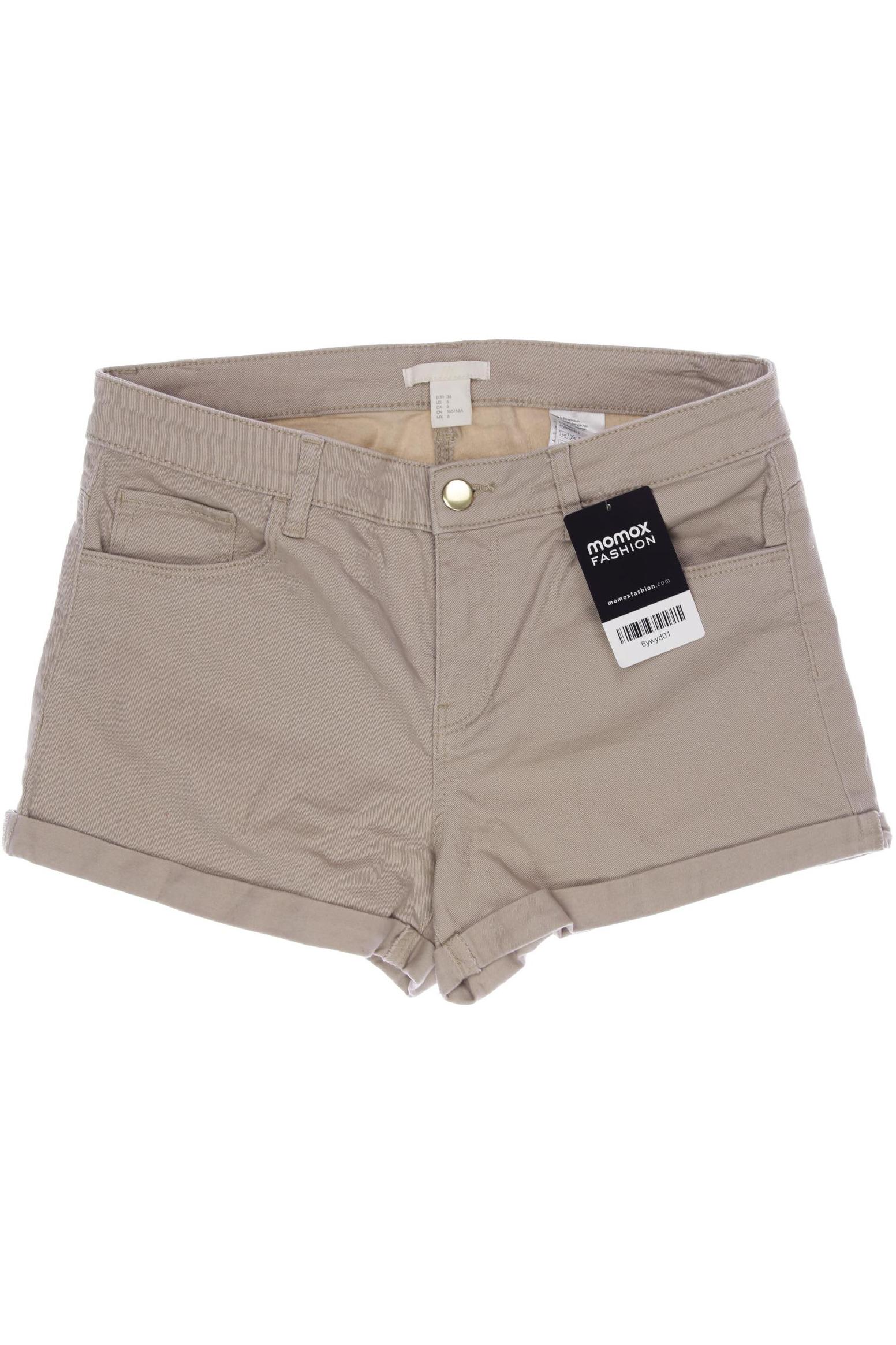 

H&M Damen Shorts, beige, Gr. 36