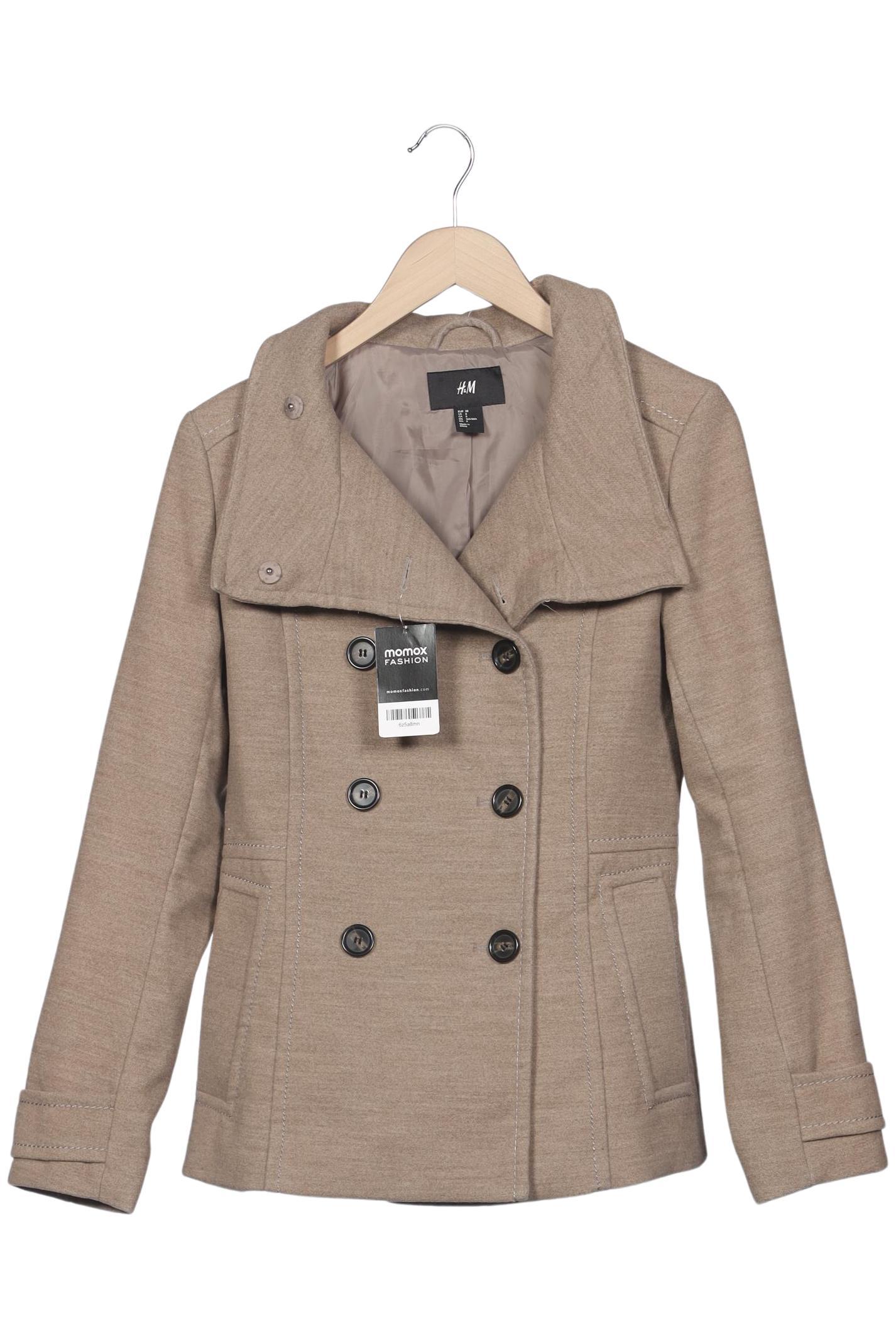 

H&M Damen Jacke, beige, Gr. 38
