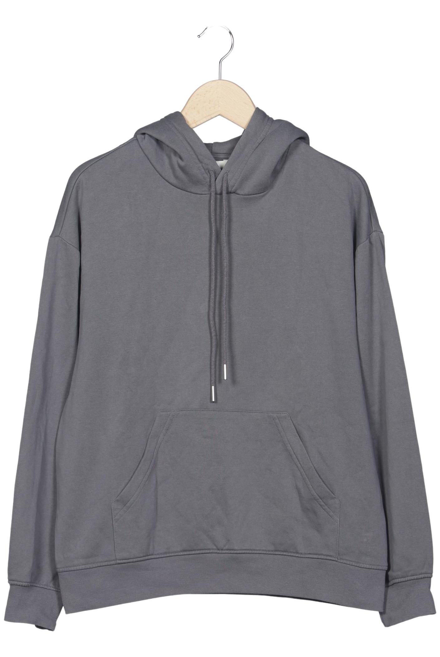 

H&M Damen Kapuzenpullover, grau, Gr. 36