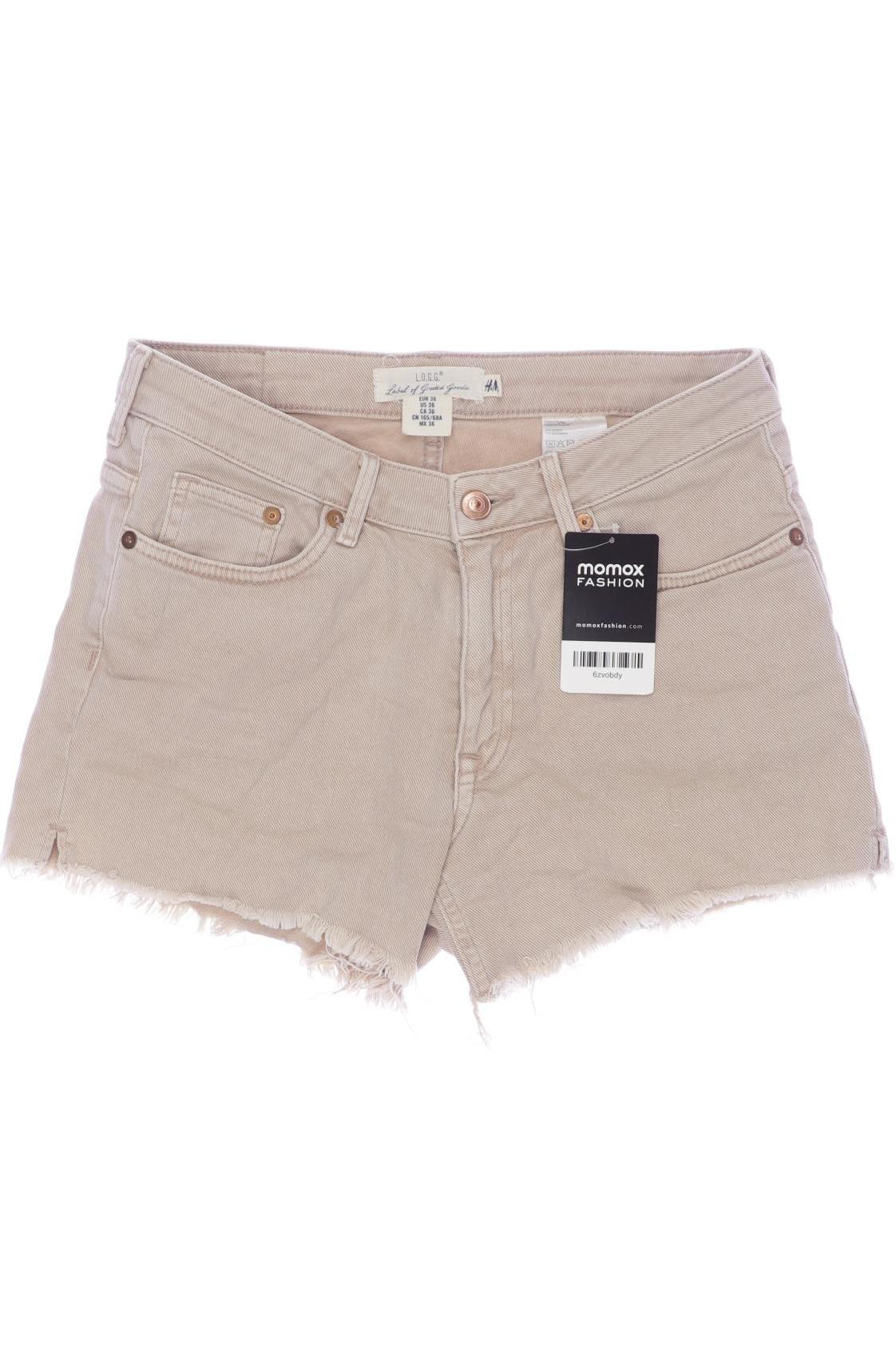 

H&M Damen Shorts, beige, Gr. 36