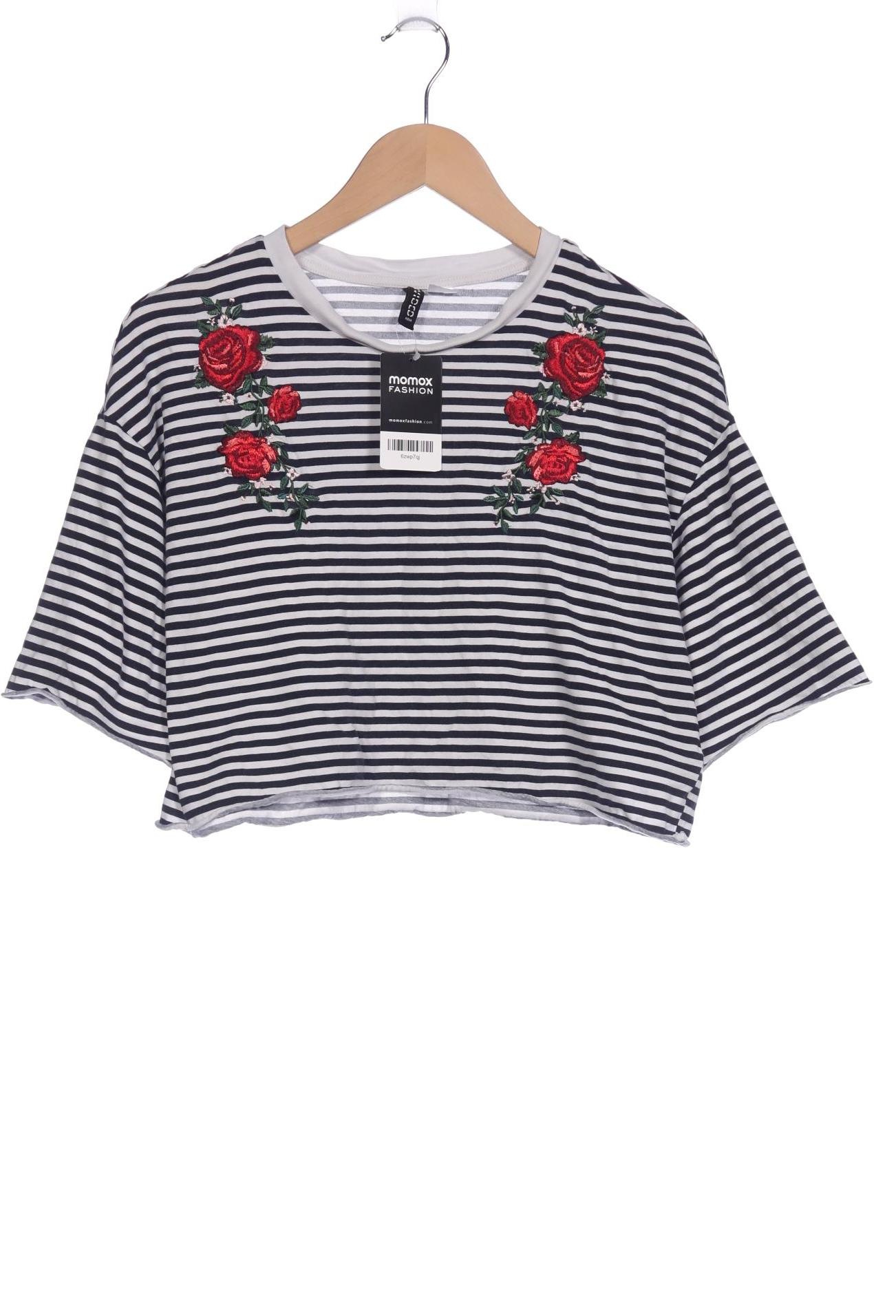 

H&M Damen T-Shirt, marineblau, Gr. 38