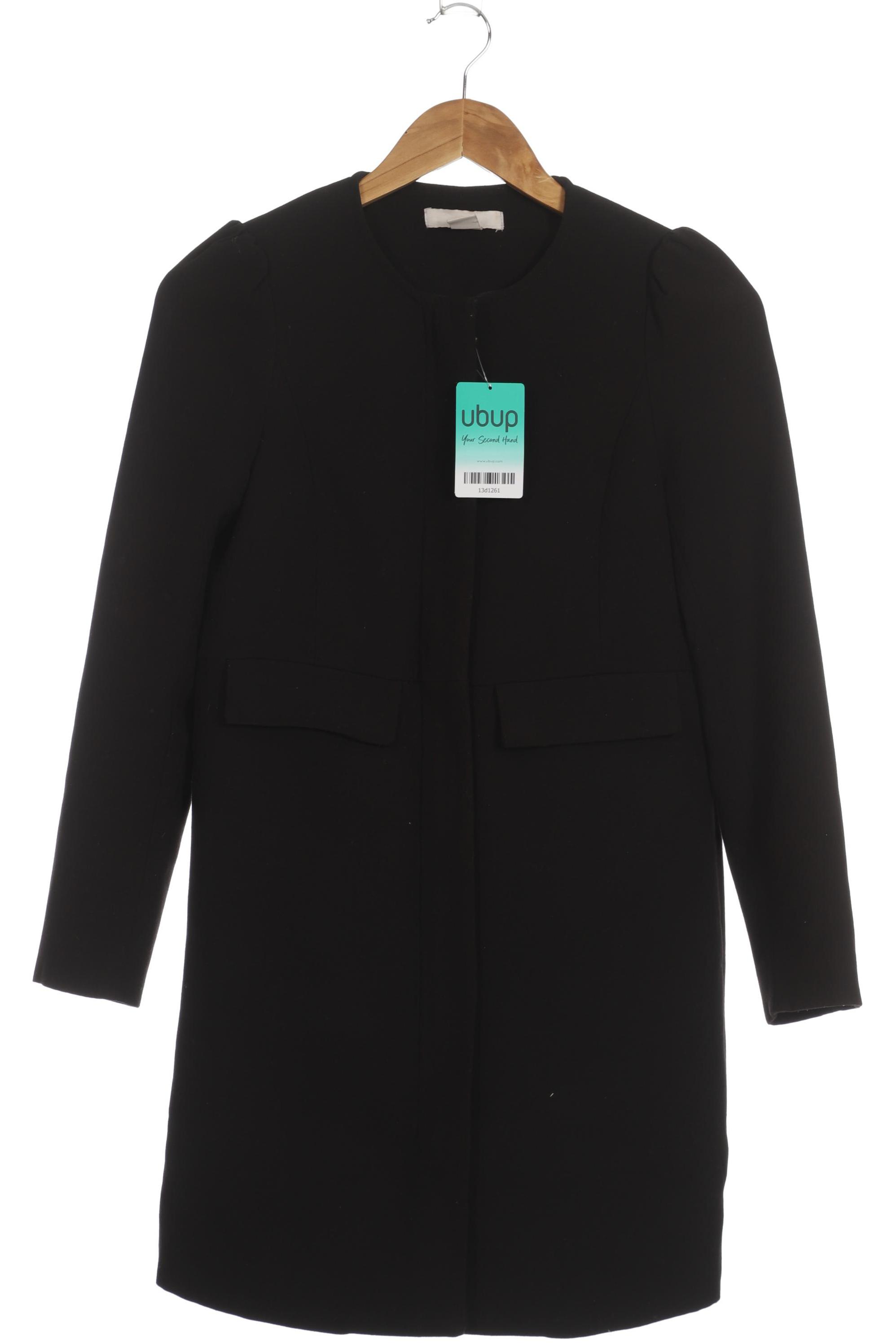 

H&M Damen Mantel, schwarz, Gr. 34