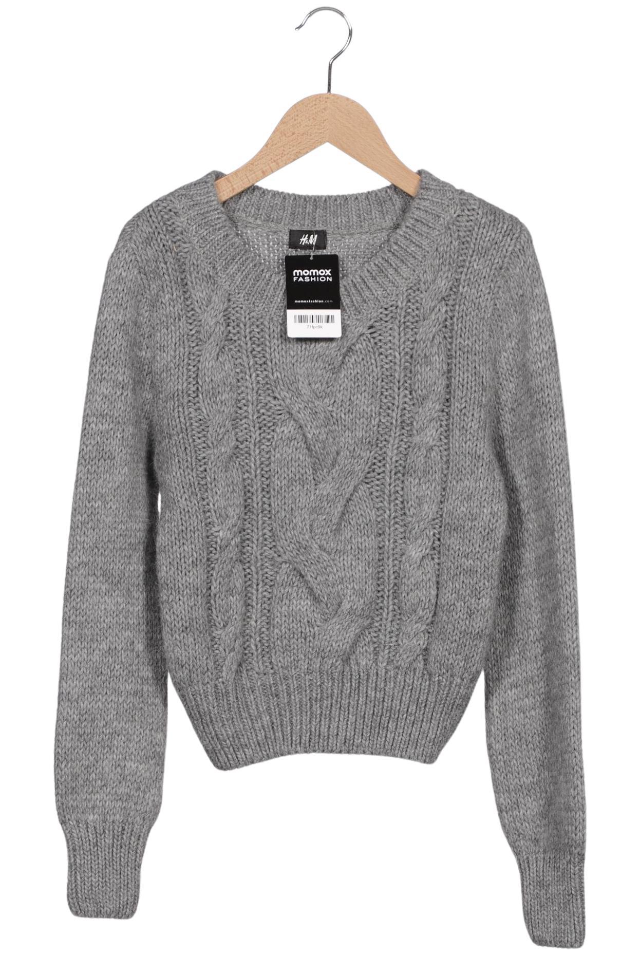 

H&M Damen Pullover, grau, Gr. 34