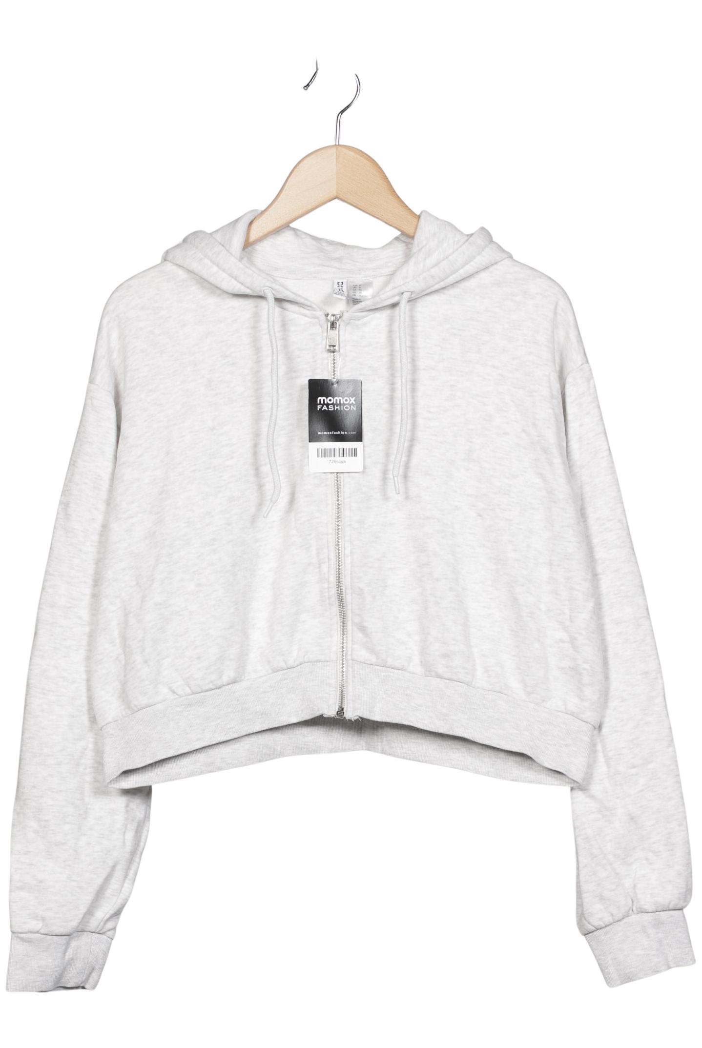

H&M Damen Kapuzenpullover, grau, Gr. 44