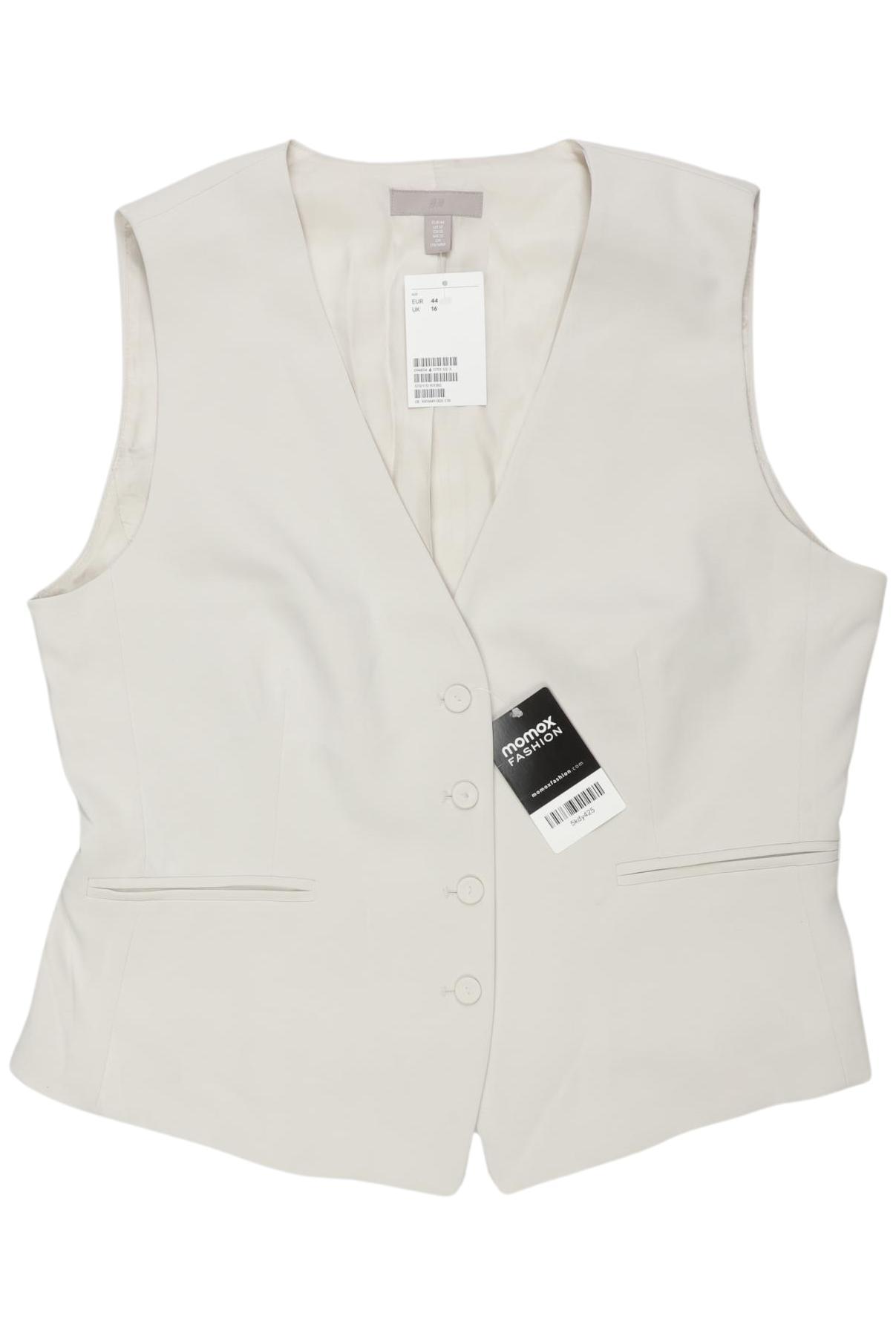 

H&M Damen Weste, beige, Gr. 44