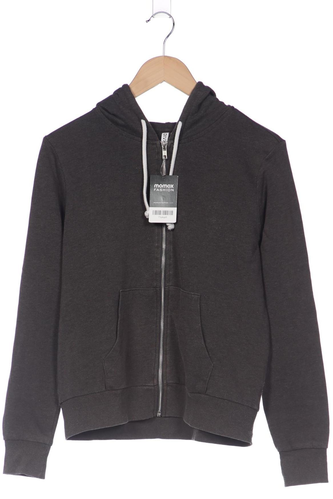 

H&M Damen Kapuzenpullover, grau, Gr. 38