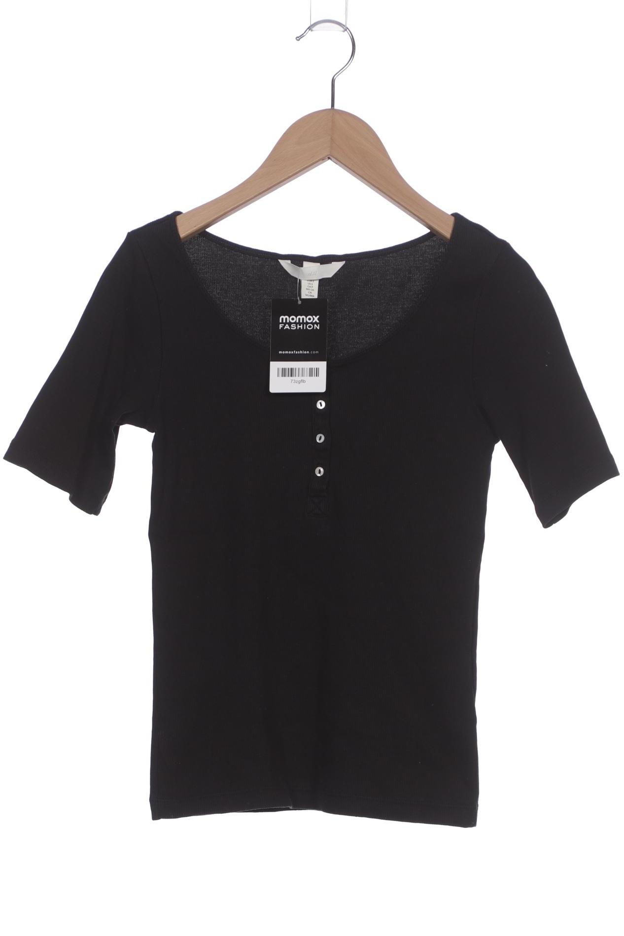 

H&M Damen T-Shirt, schwarz, Gr. 36