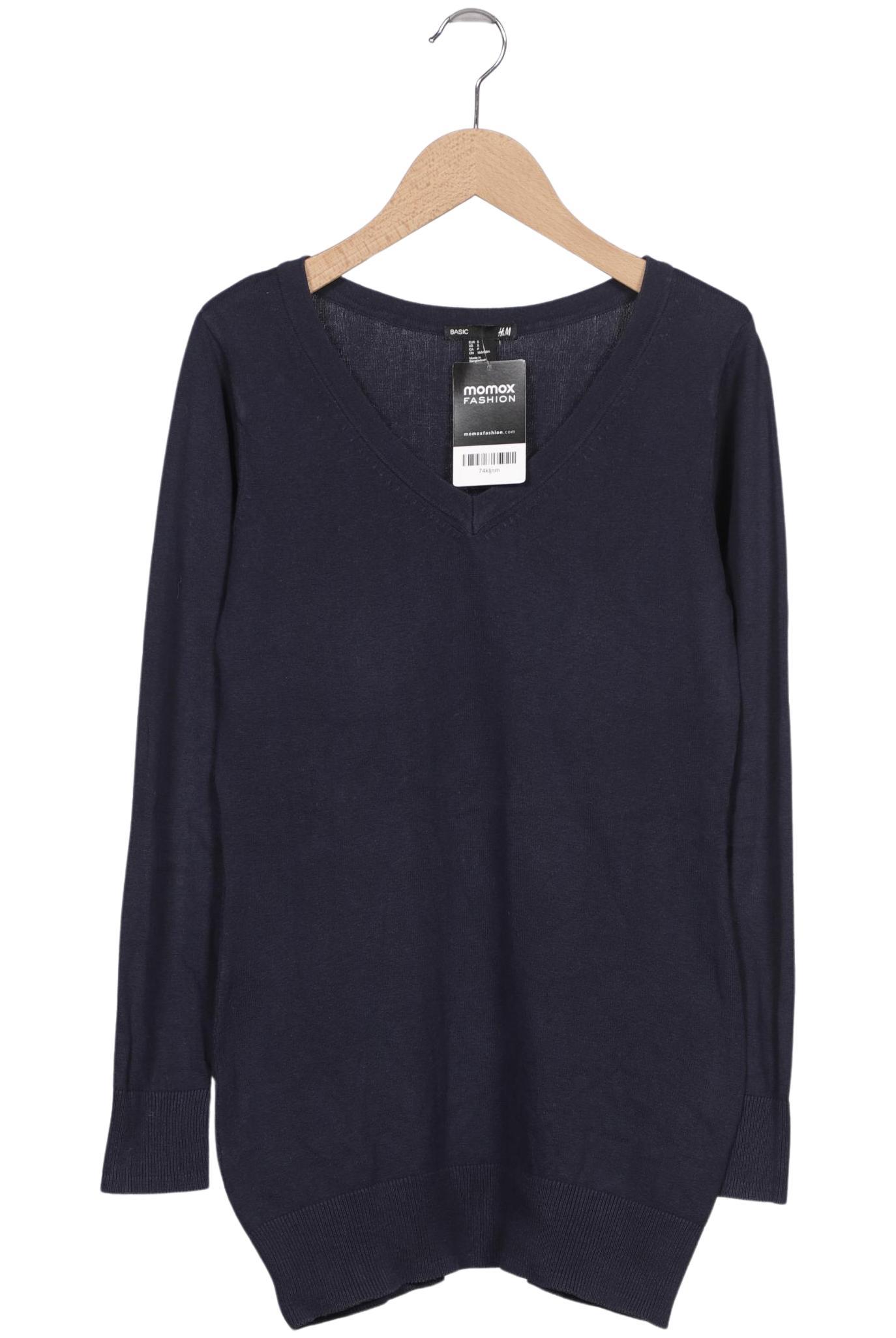 

H&M Damen Pullover, marineblau, Gr. 36