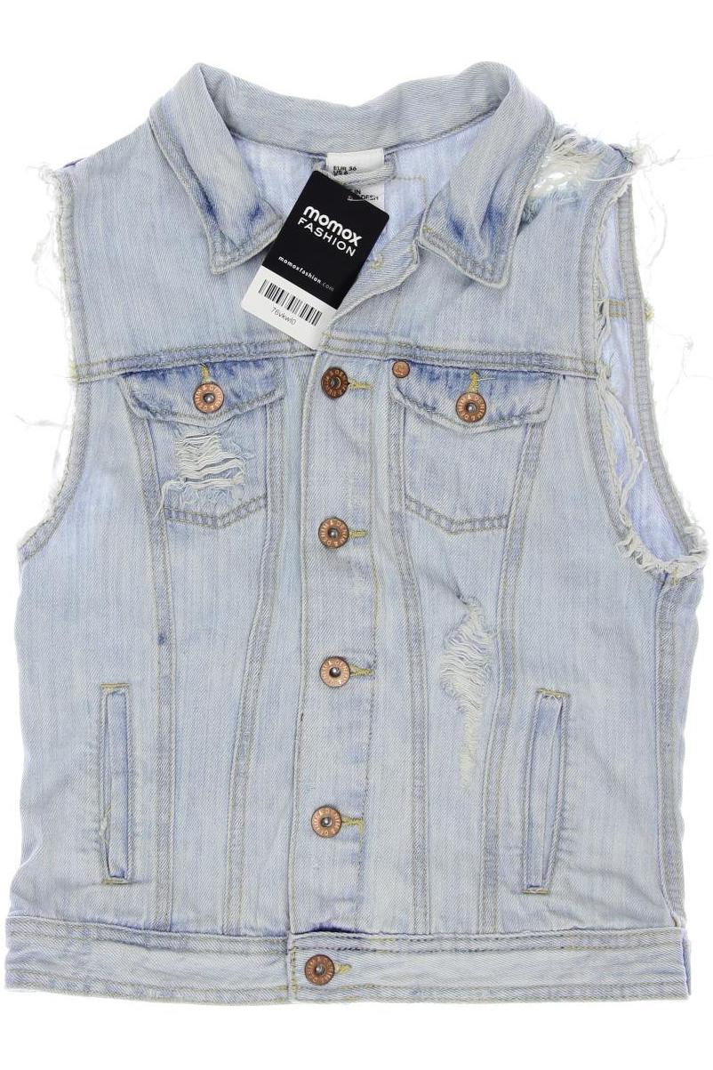 

H&M Damen Weste, hellblau, Gr. 36
