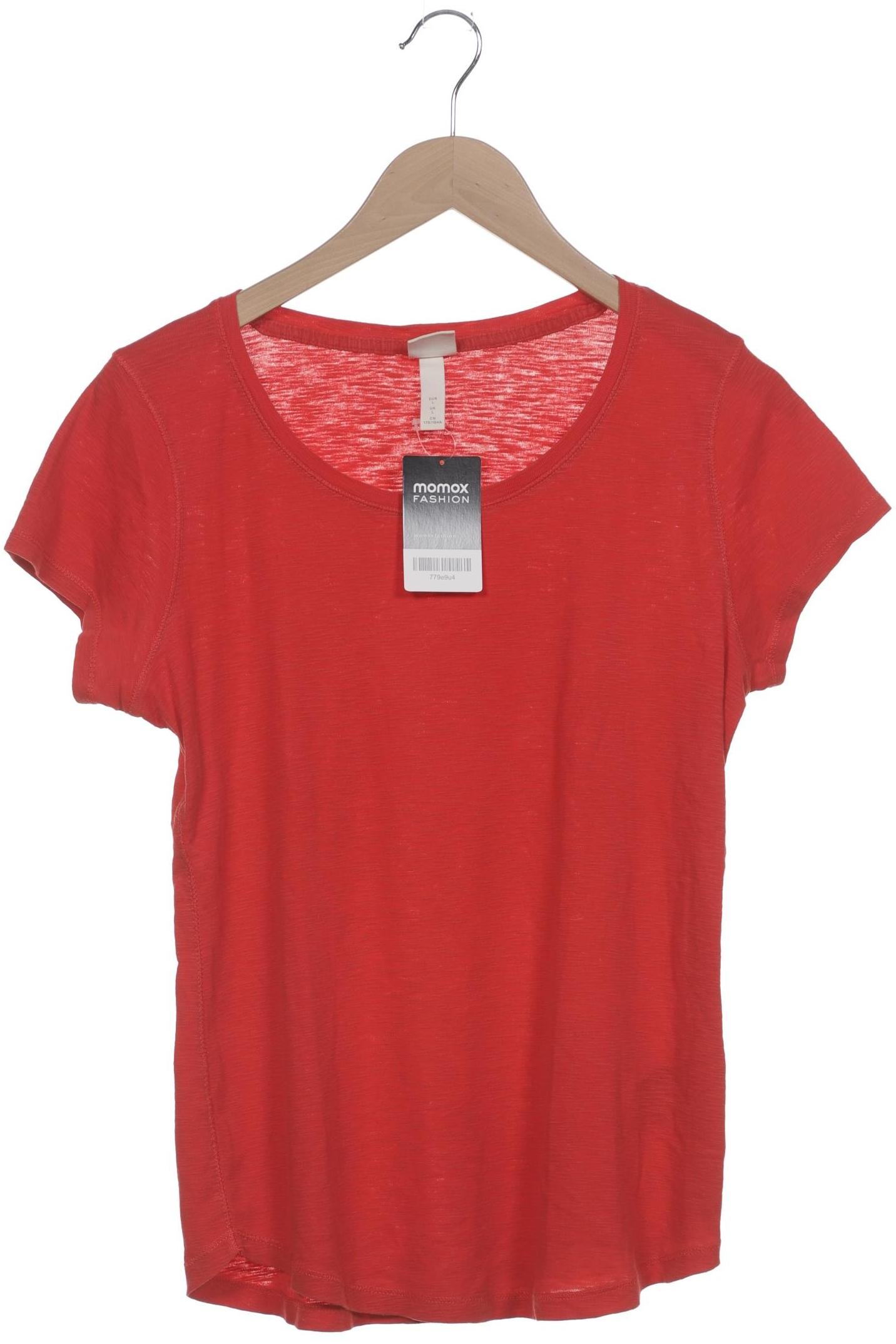 

H&M Damen T-Shirt, rot, Gr. 42