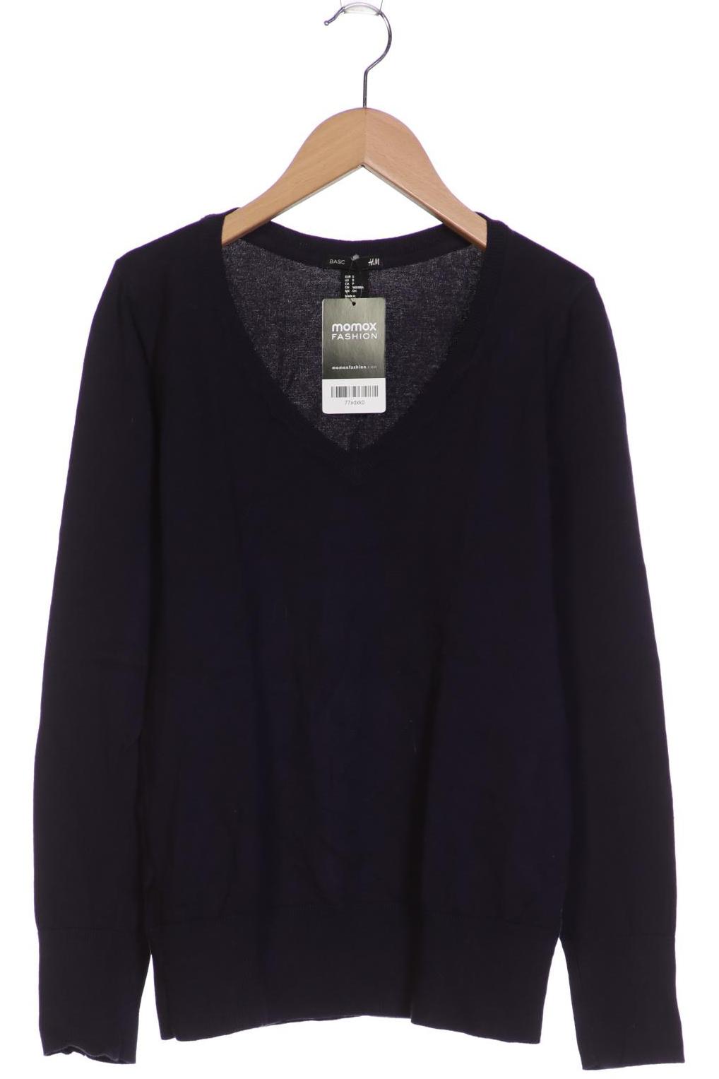 

H&M Damen Pullover, marineblau, Gr. 36