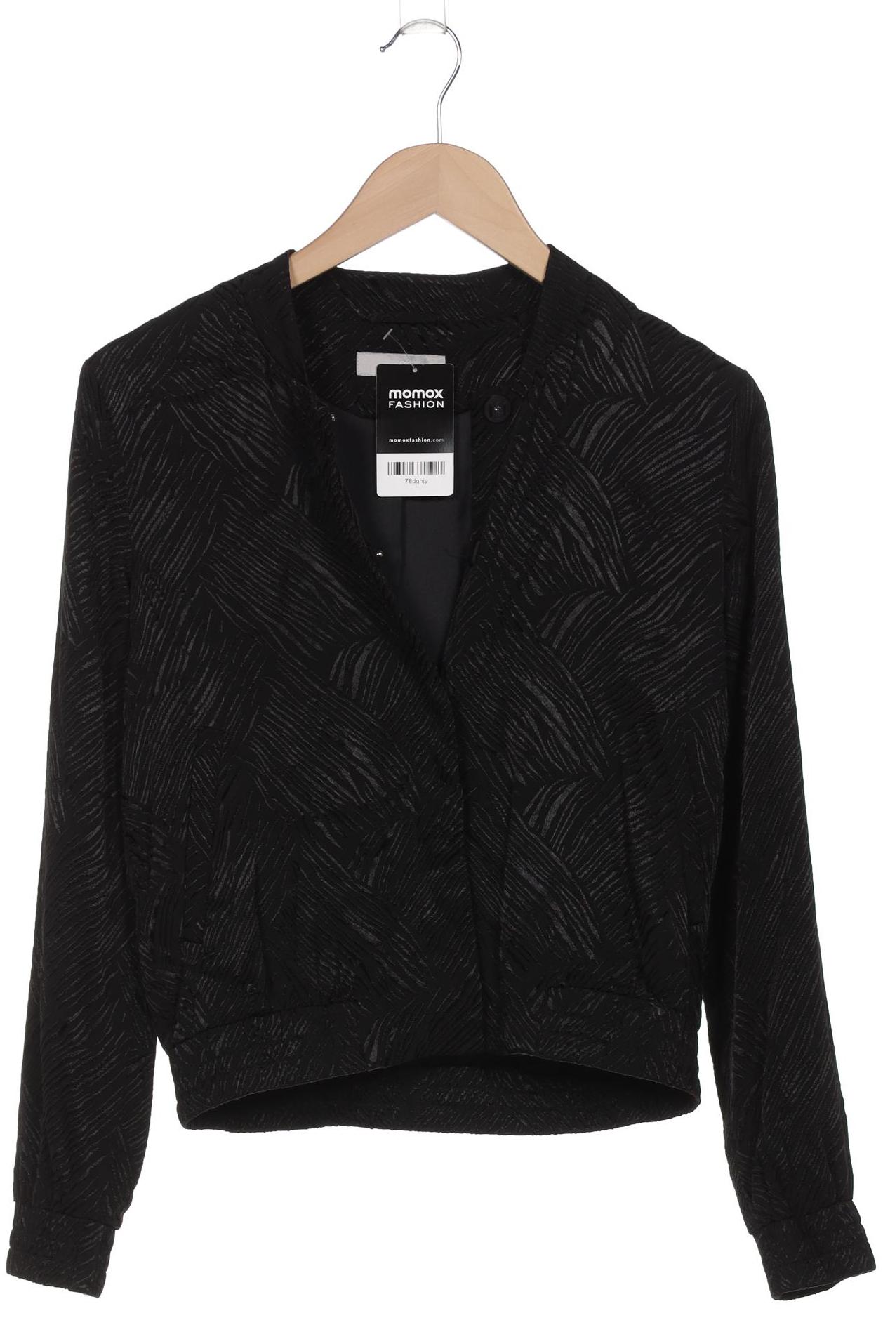 

H&M Damen Jacke, schwarz, Gr. 38