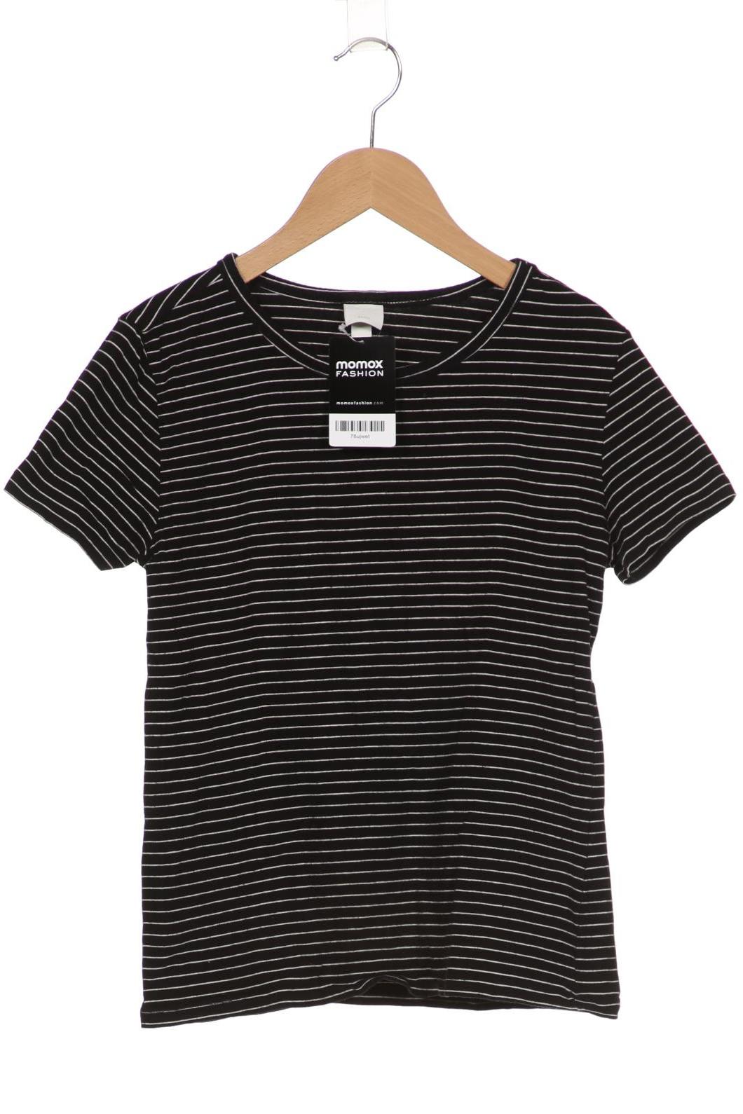 

H&M Damen T-Shirt, schwarz