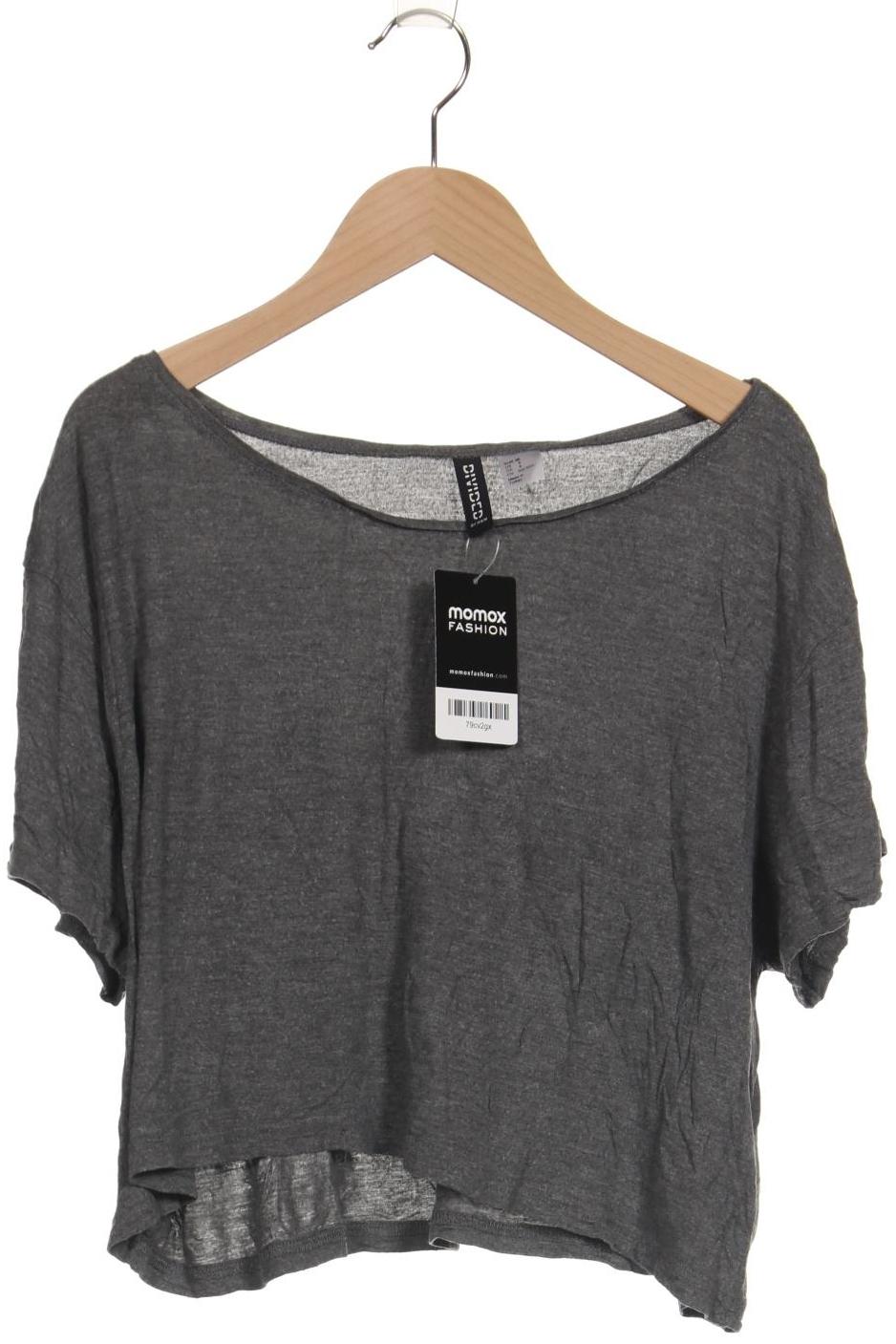 

H&M Damen T-Shirt, grau, Gr. 38
