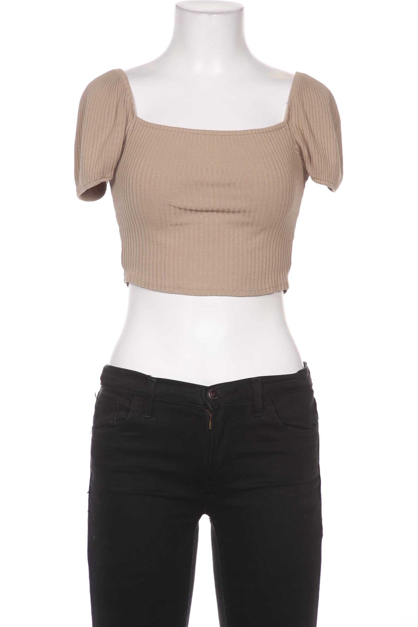 

H&M Damen T-Shirt, beige, Gr. 36