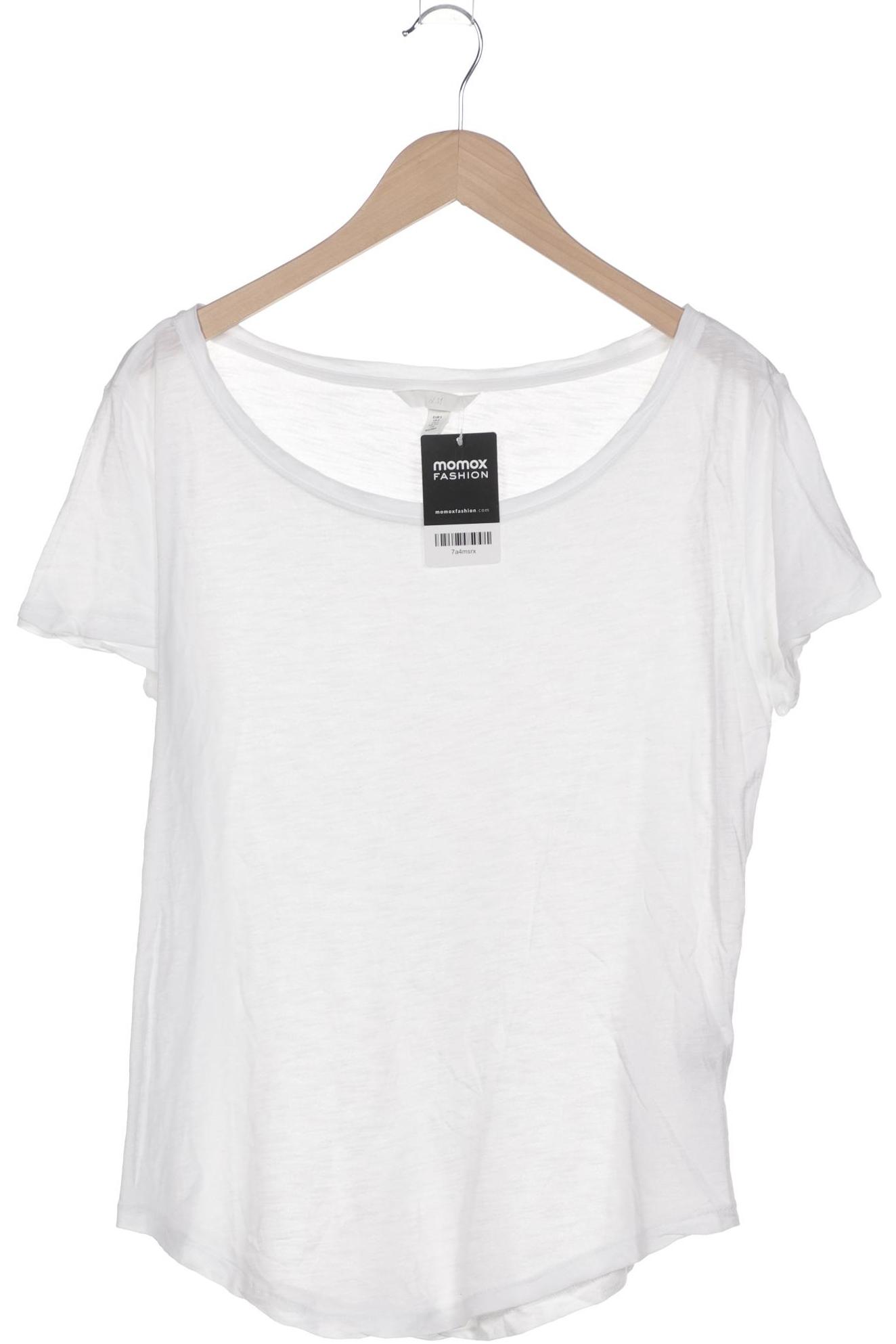 

H&M Damen T-Shirt, weiß, Gr. 36