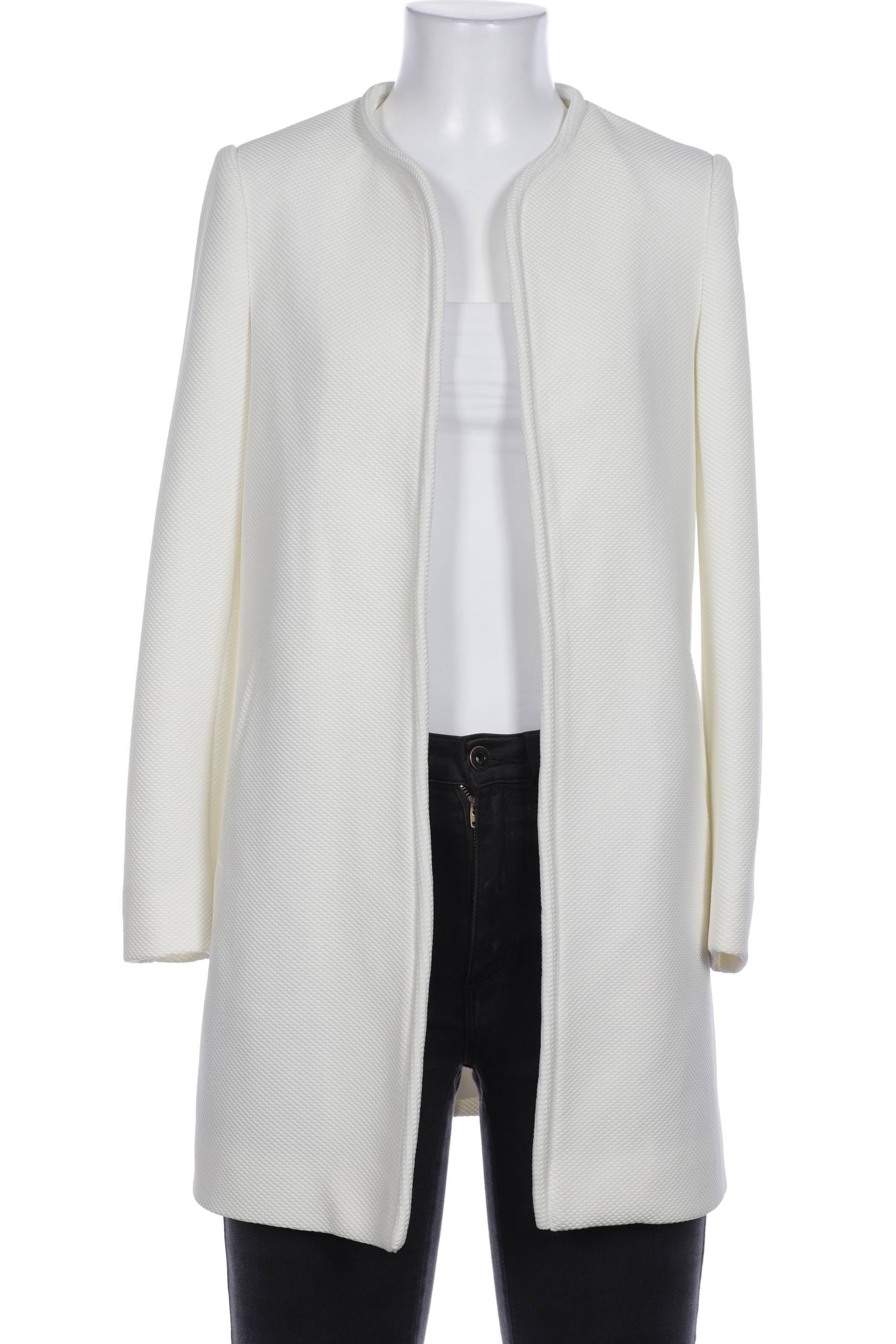 

H&M Damen Mantel, weiß, Gr. 34