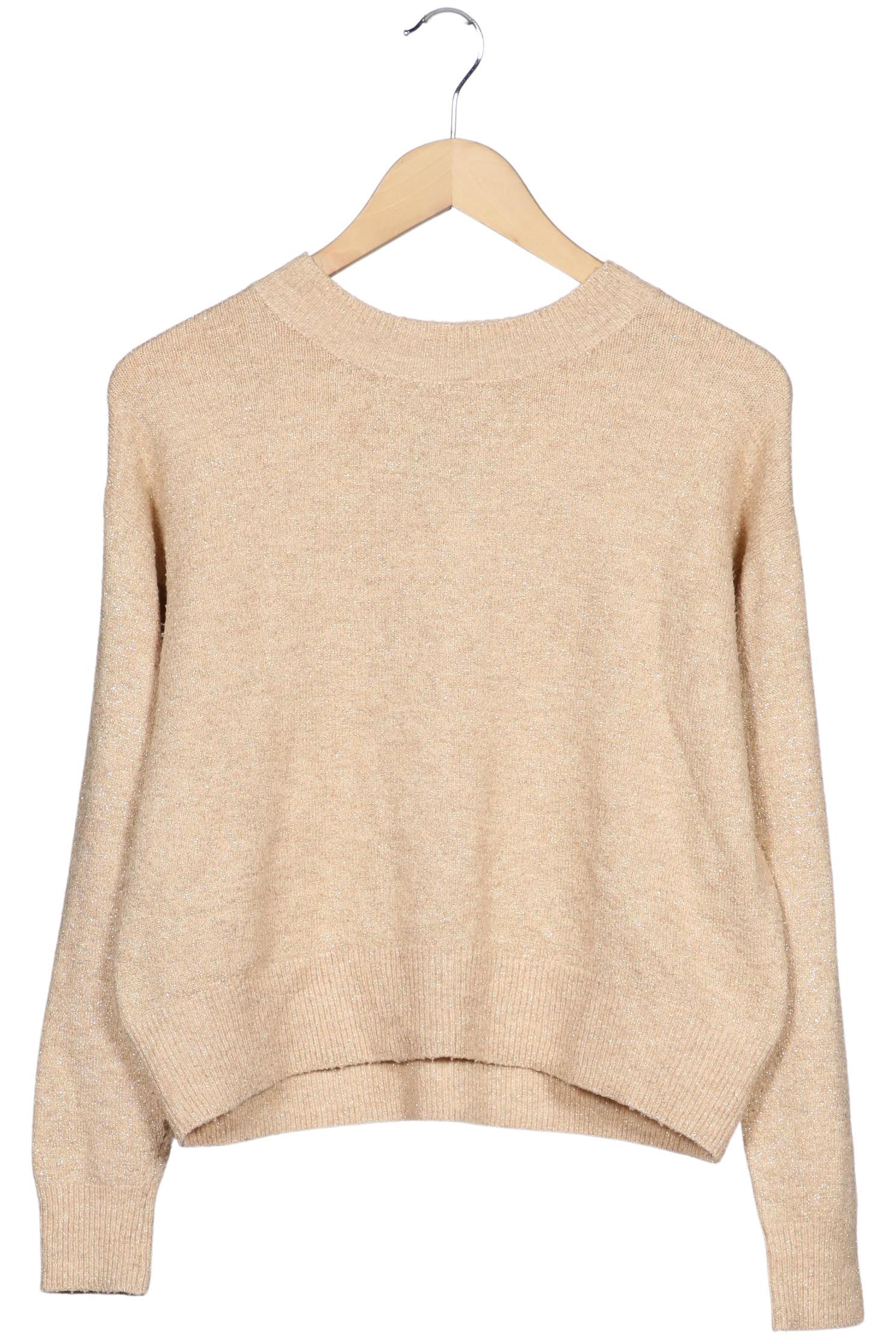 

H&M Damen Pullover, beige, Gr. 34