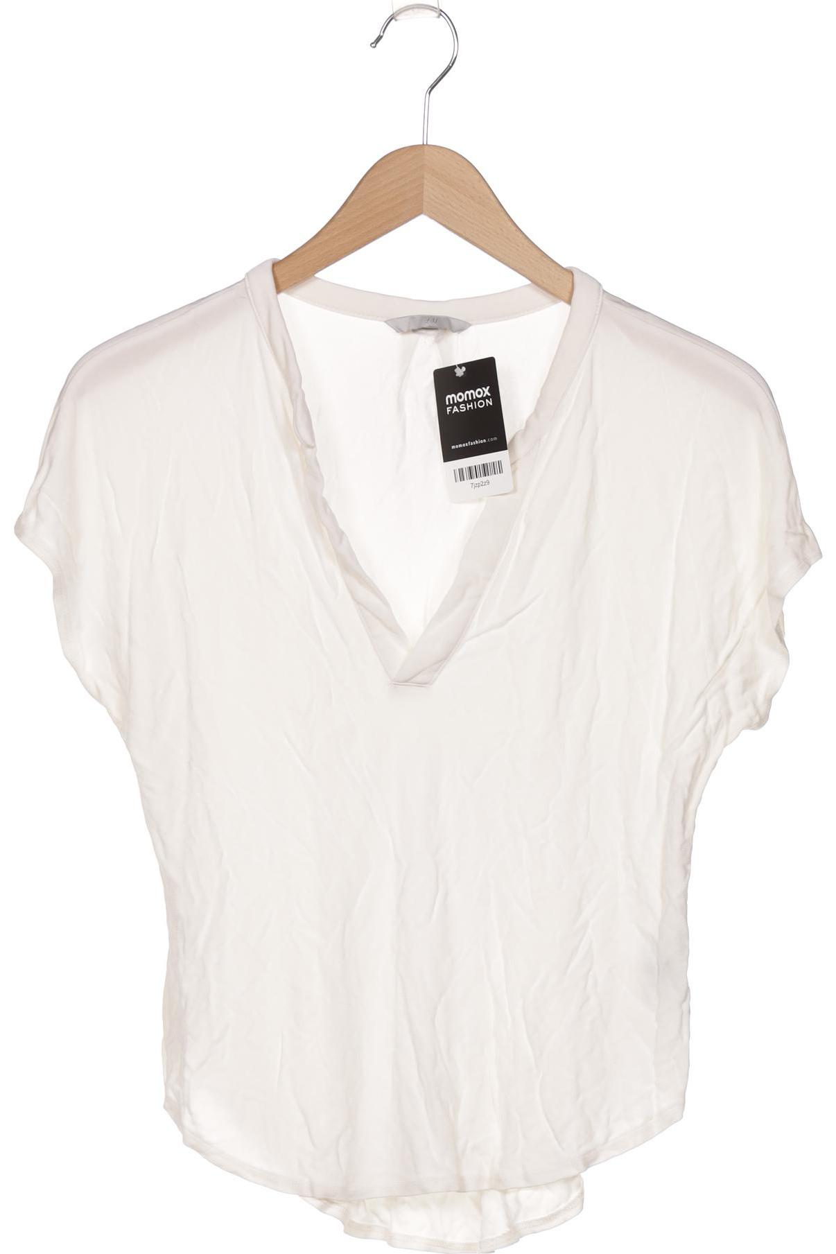 

H&M Damen T-Shirt, cremeweiß, Gr. 38