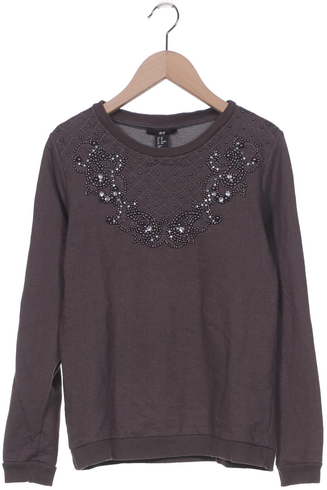 

H&M Damen Sweatshirt, braun, Gr. 34