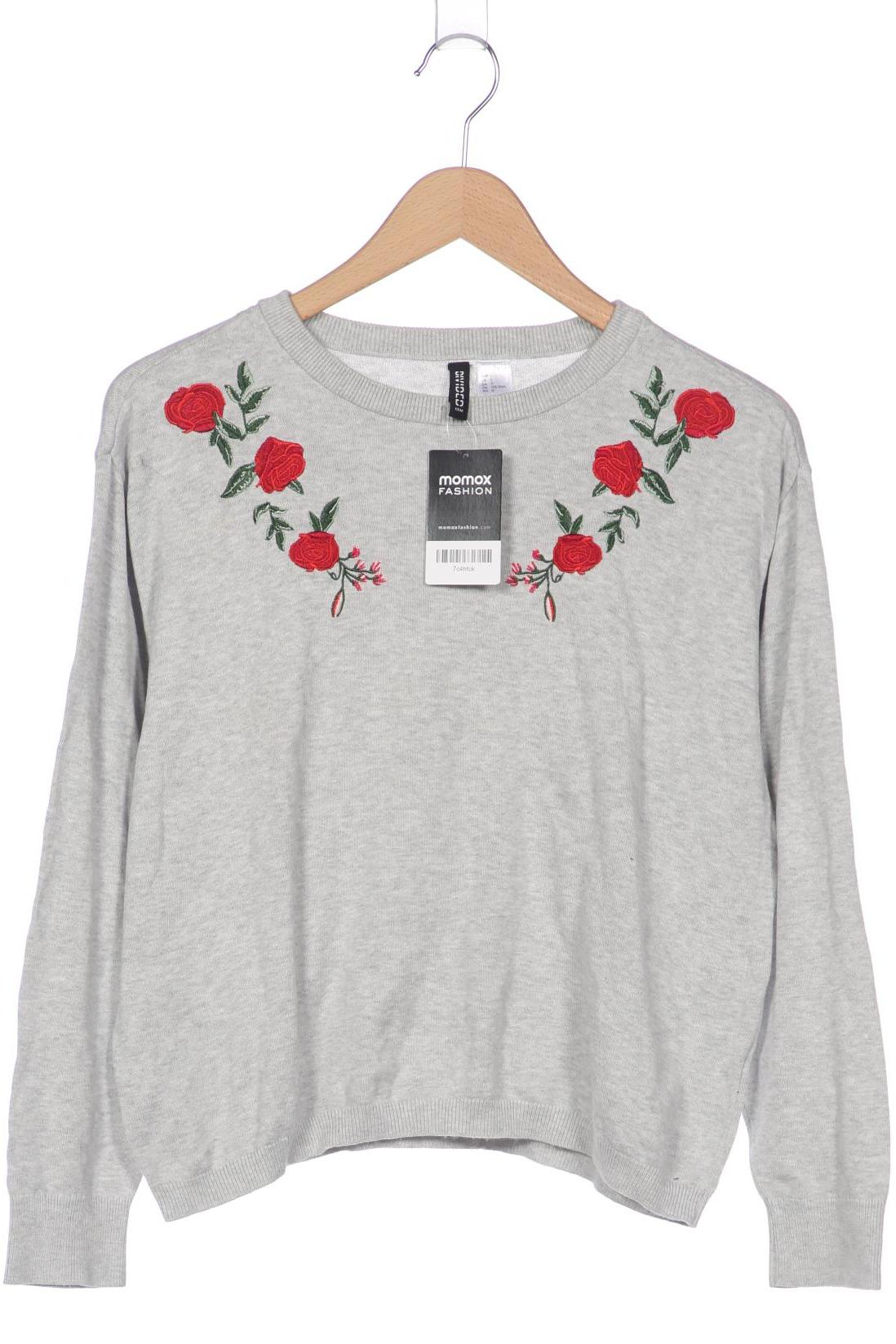 

H&M Damen Pullover, grau, Gr. 42