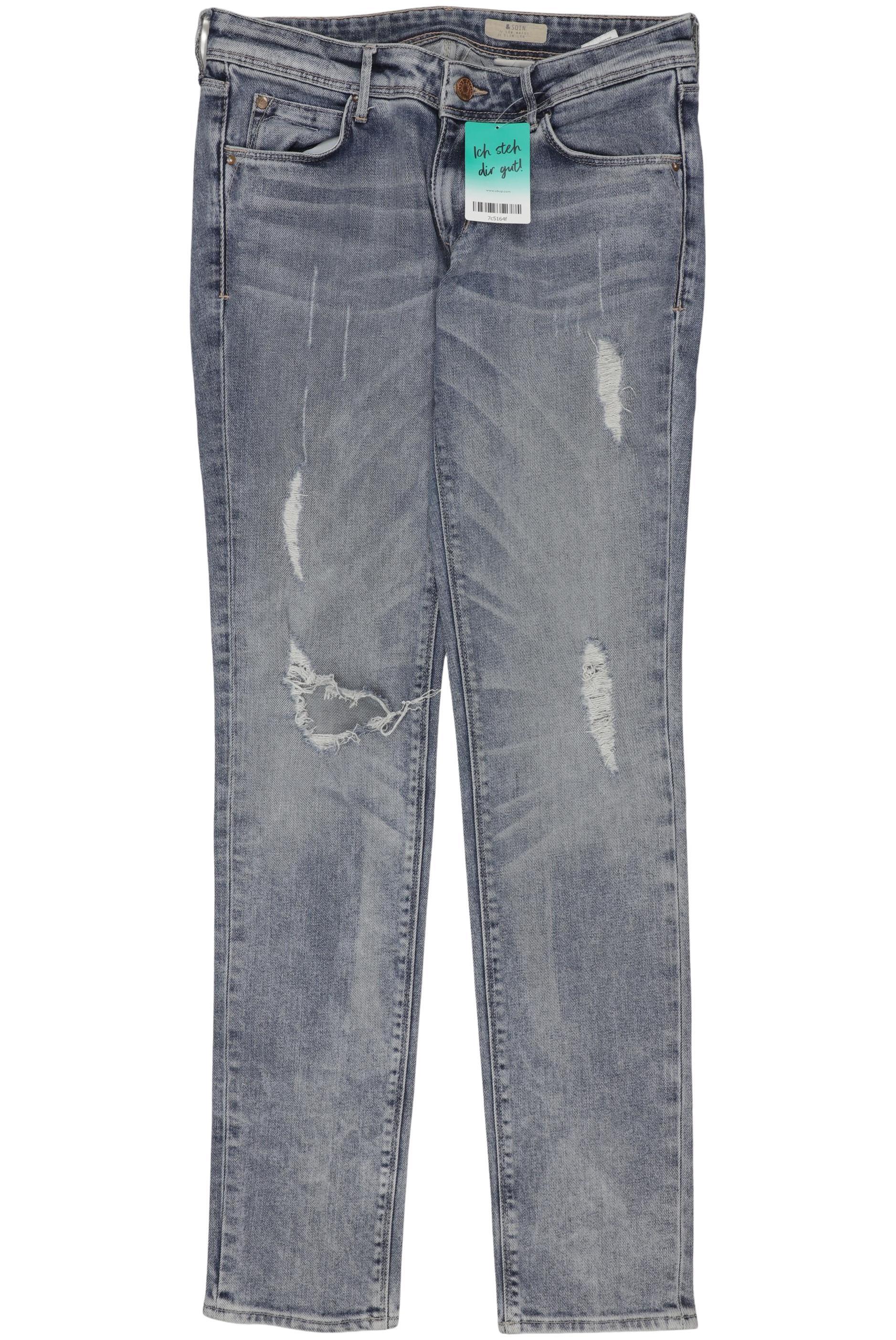 

H&M Damen Jeans, marineblau, Gr. 28