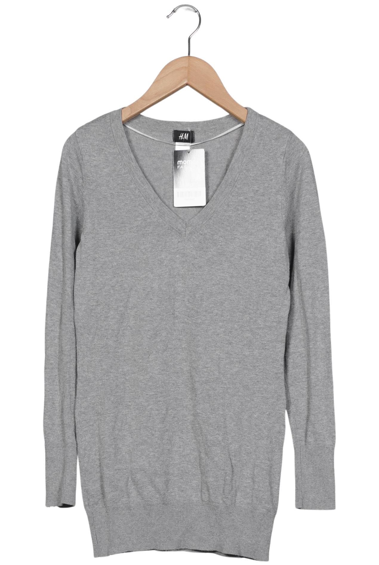 

H&M Damen Pullover, grau, Gr. 34