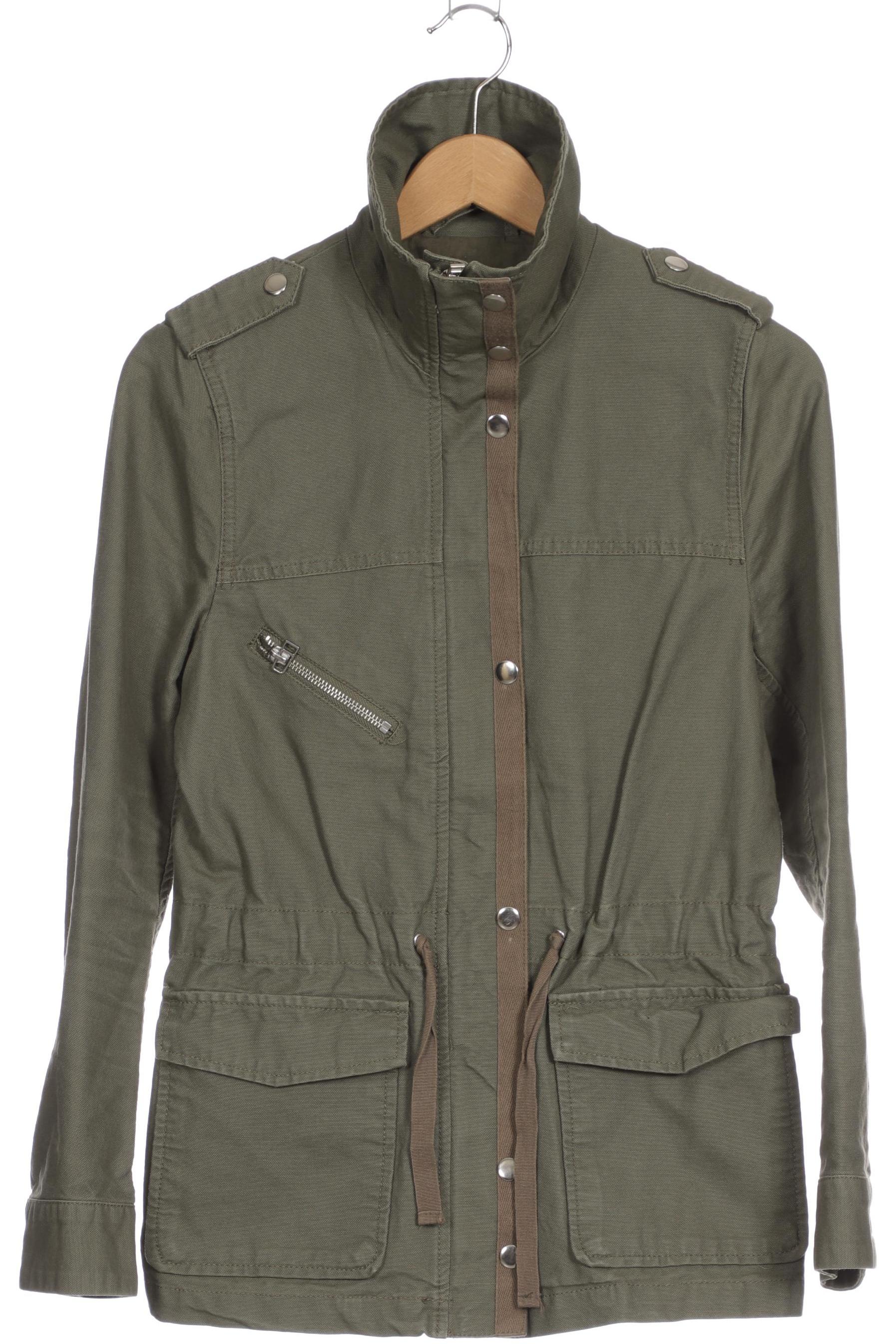 

H&M Damen Mantel, grün, Gr. 36