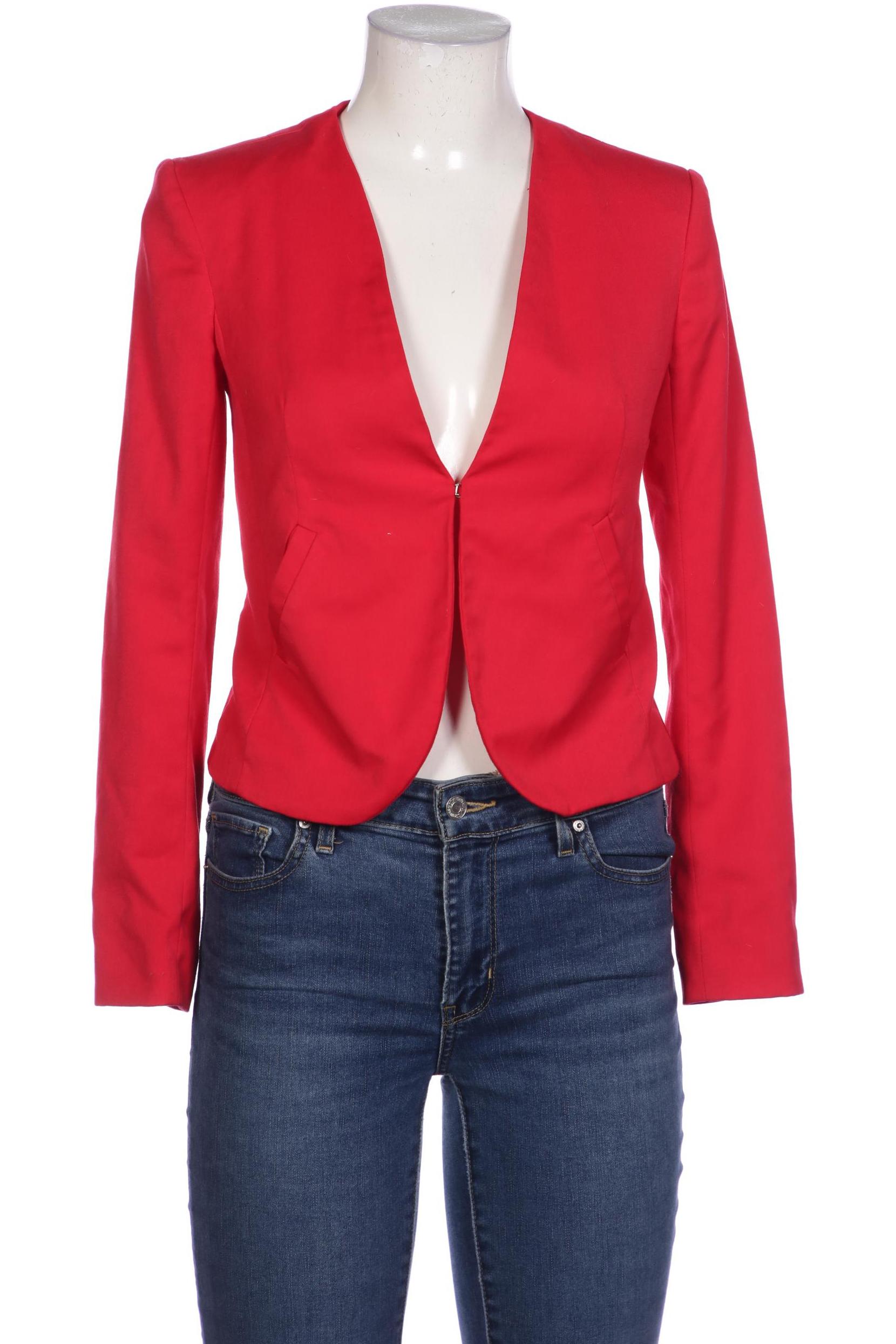 

H&M Damen Blazer, rot, Gr. 36