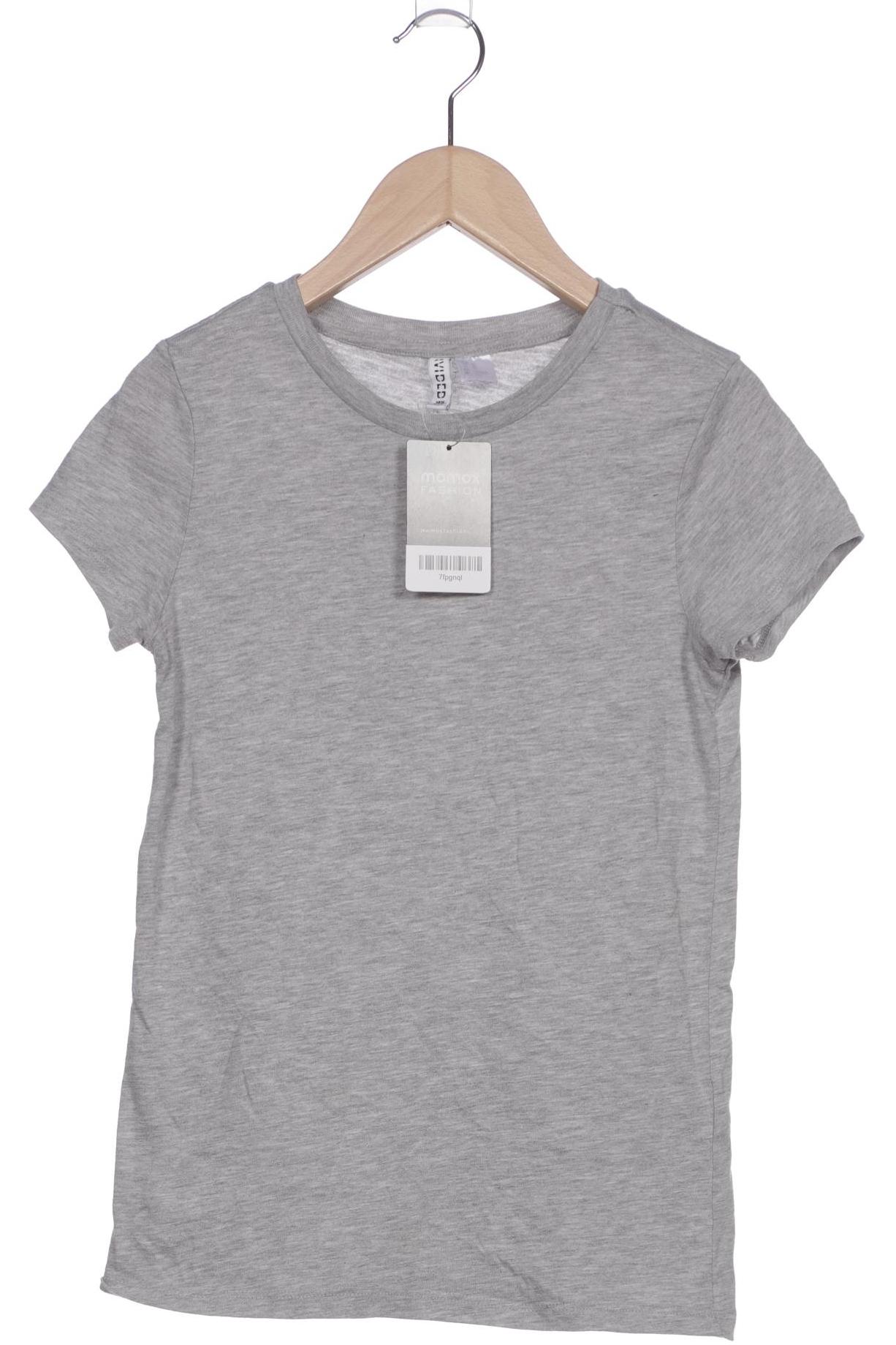 

H&M Damen T-Shirt, grau, Gr. 34