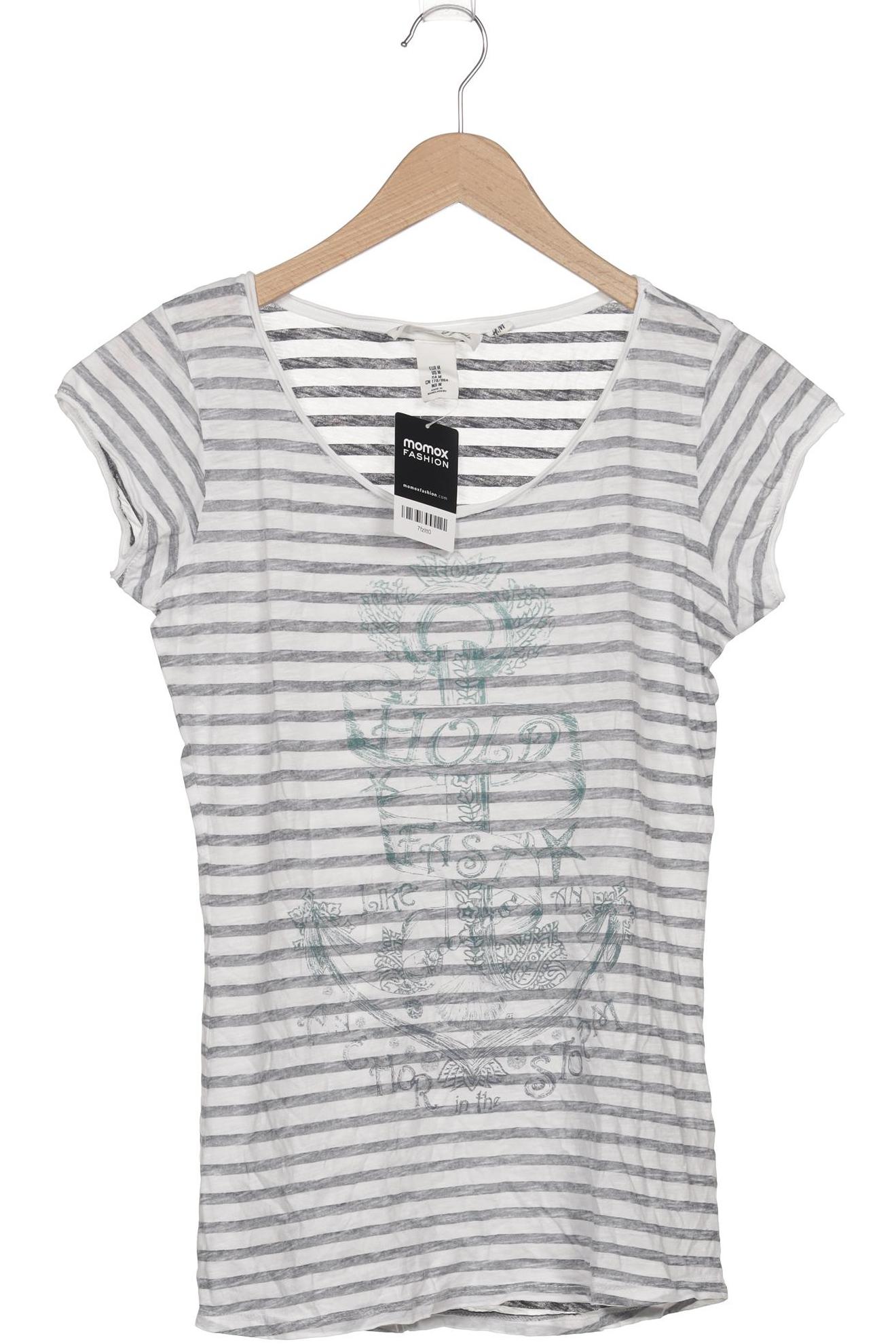 

H&M Damen T-Shirt, weiß, Gr. 38