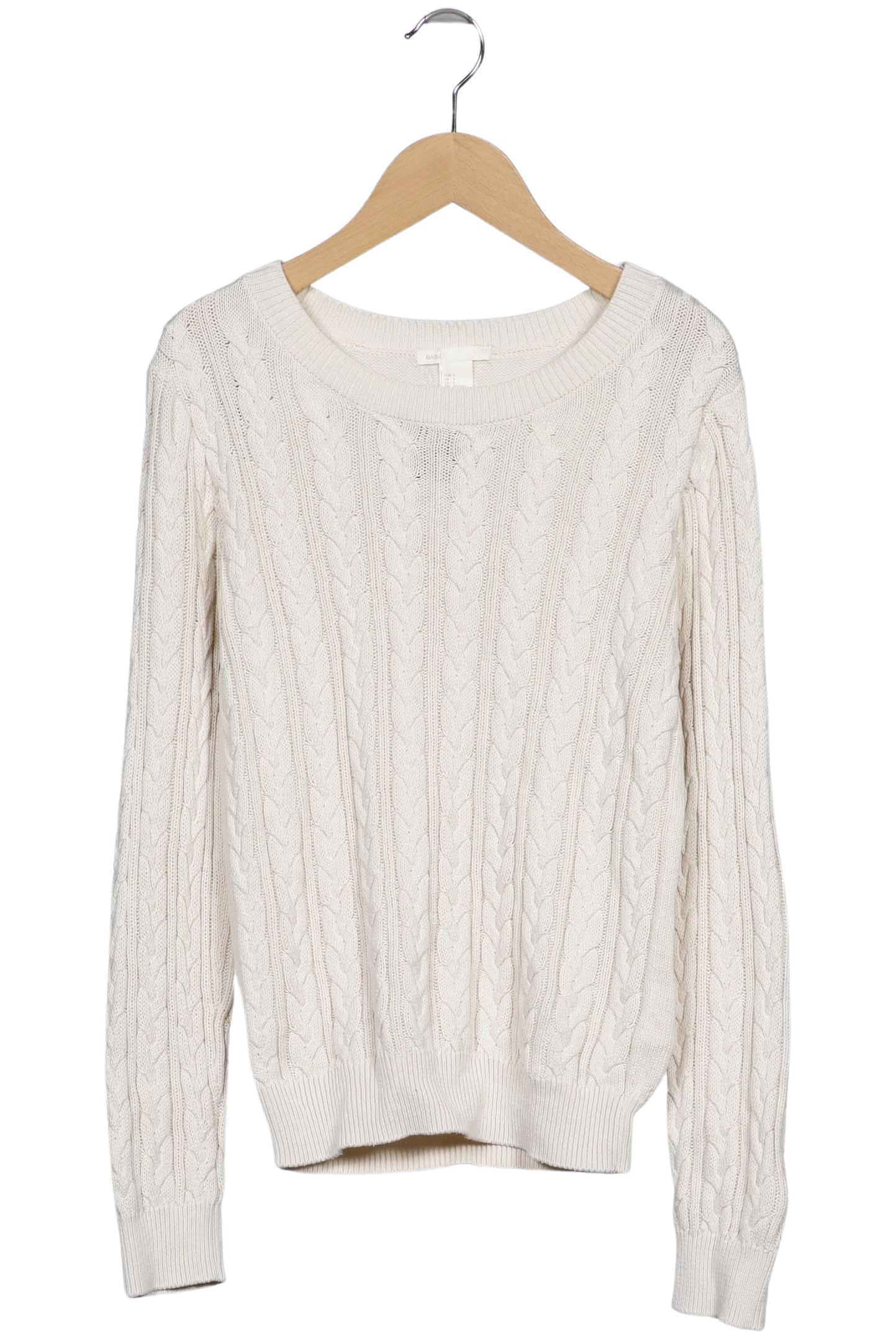 

H&M Damen Pullover, cremeweiß, Gr. 36