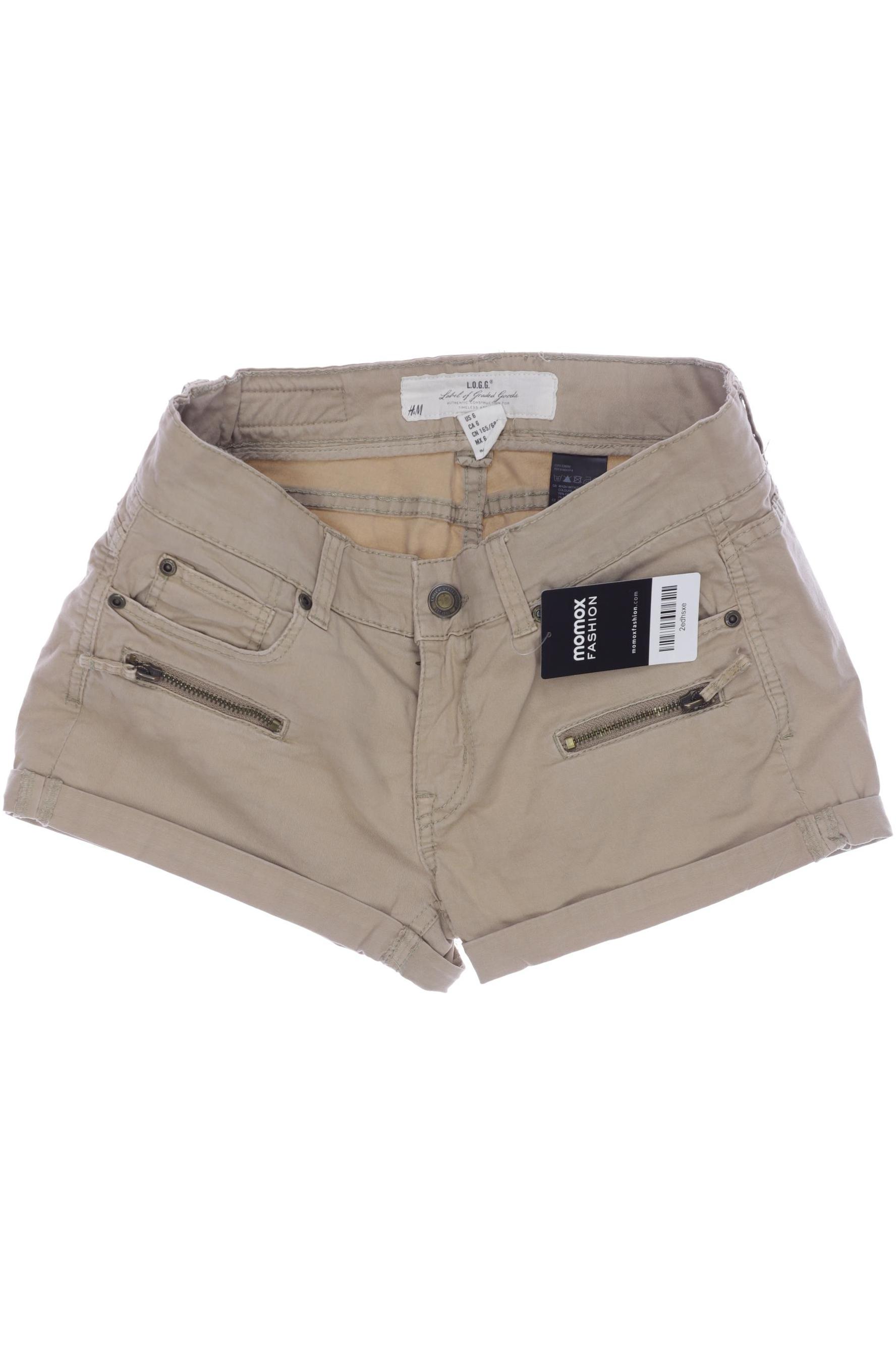 

H&M Damen Shorts, beige, Gr. 36