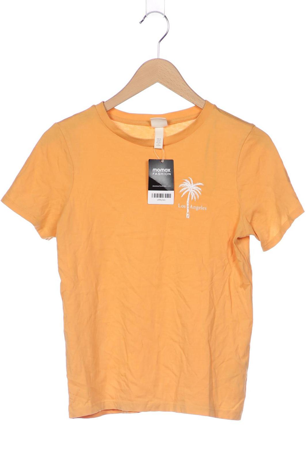 

H&M Damen T-Shirt, orange, Gr. 34