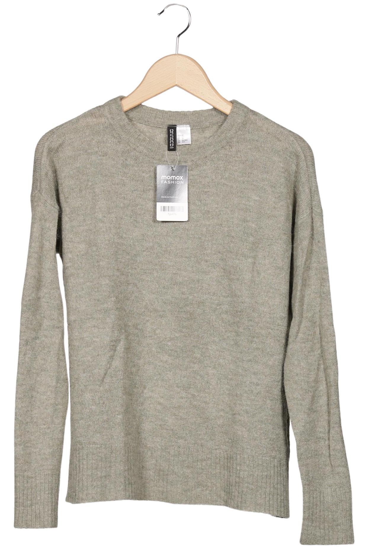 

H&M Damen Pullover, grau, Gr. 34