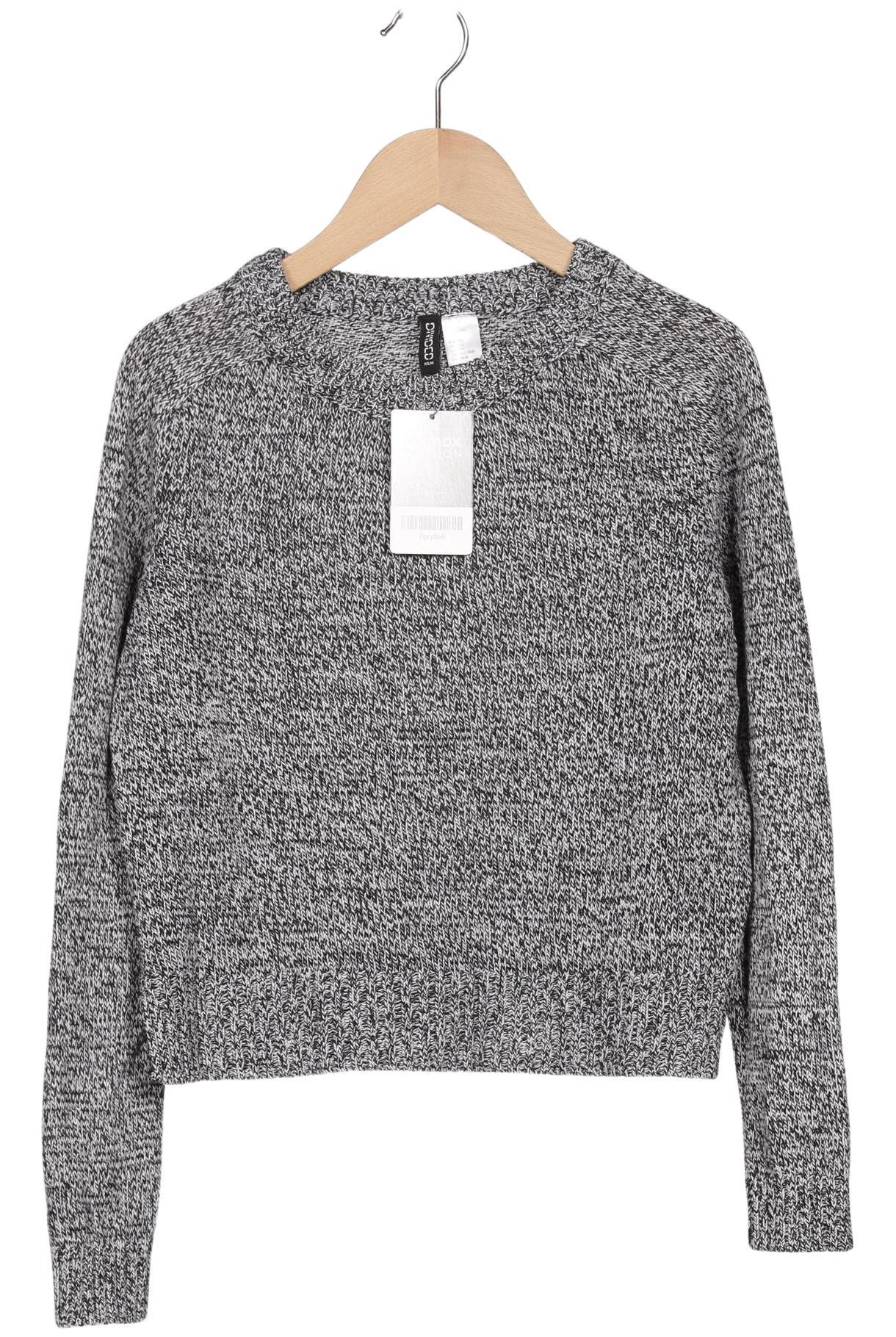 

H&M Damen Pullover, grau, Gr. 34