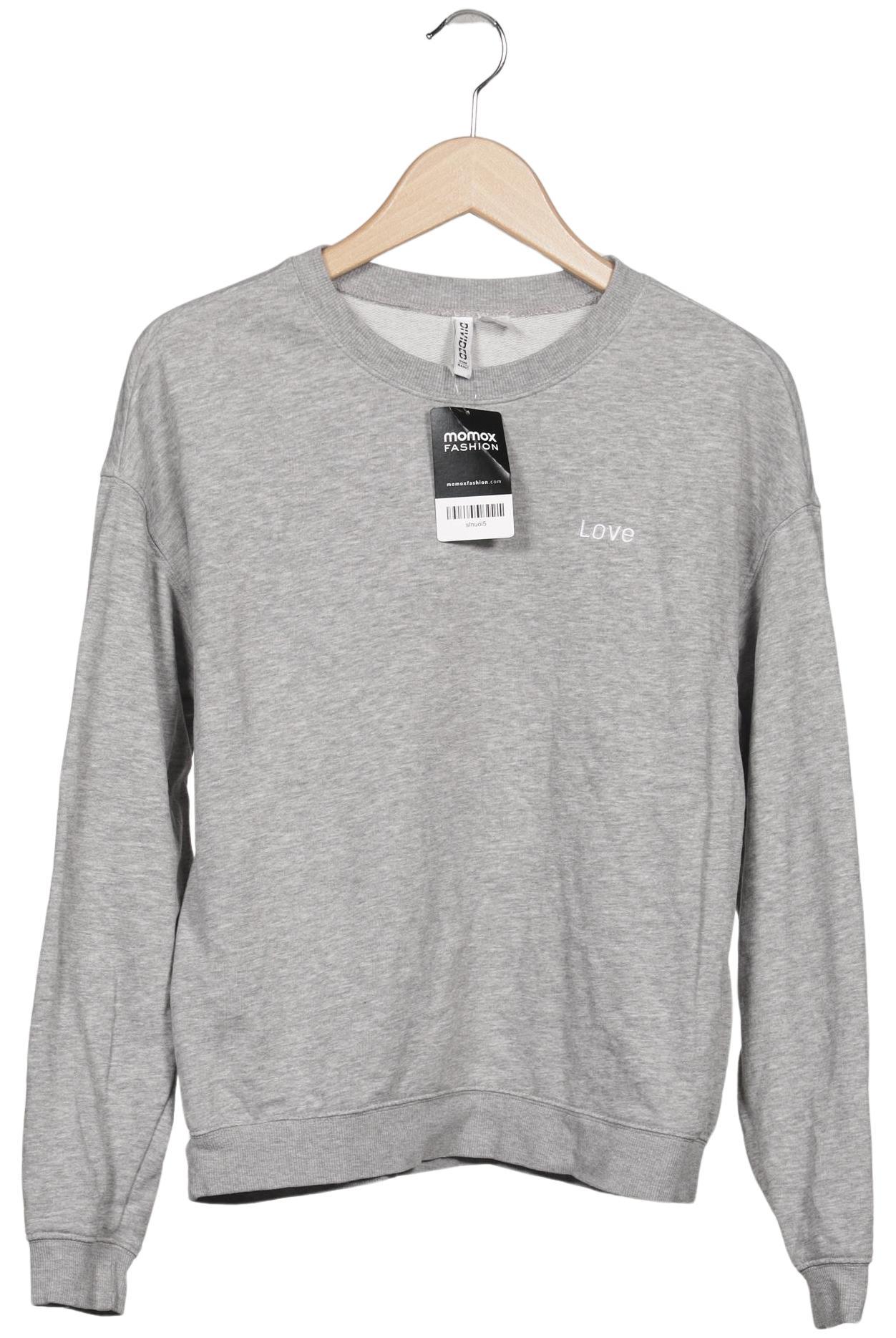 

H&M Damen Sweatshirt, grau, Gr. 38