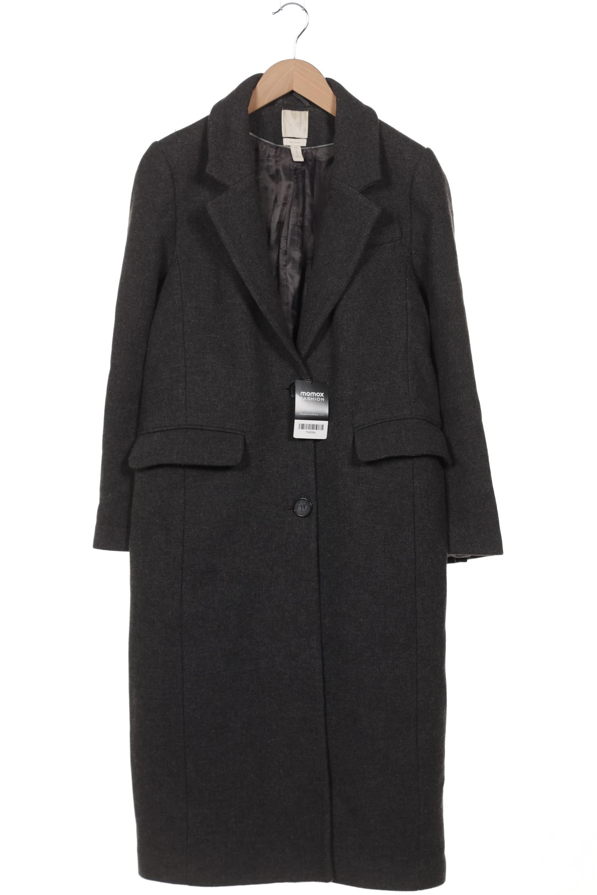 

H&M Damen Mantel, grau, Gr. 40