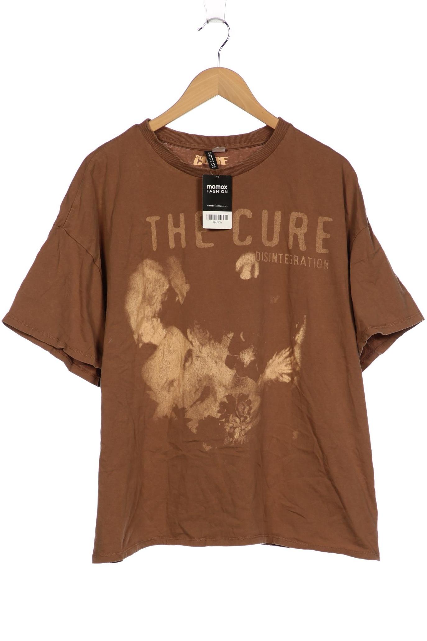 

H&M Damen T-Shirt, braun, Gr. 42