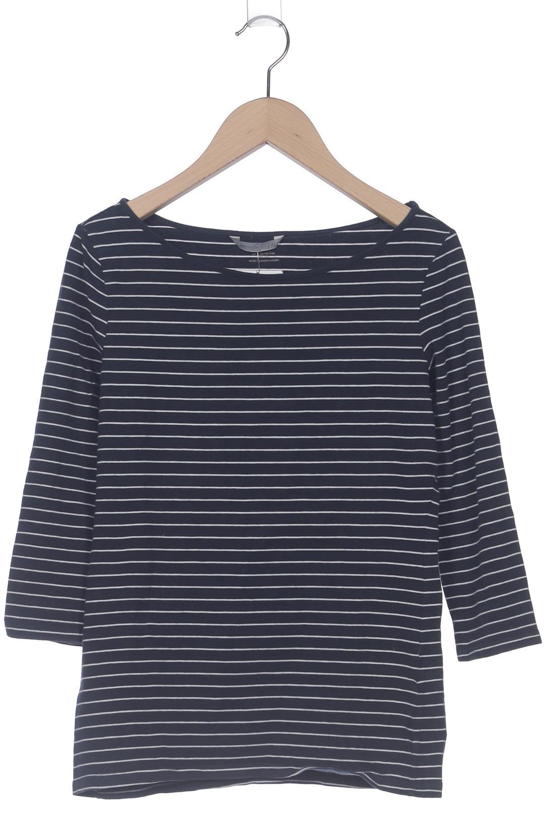 

H&M Damen Langarmshirt, marineblau, Gr. 36