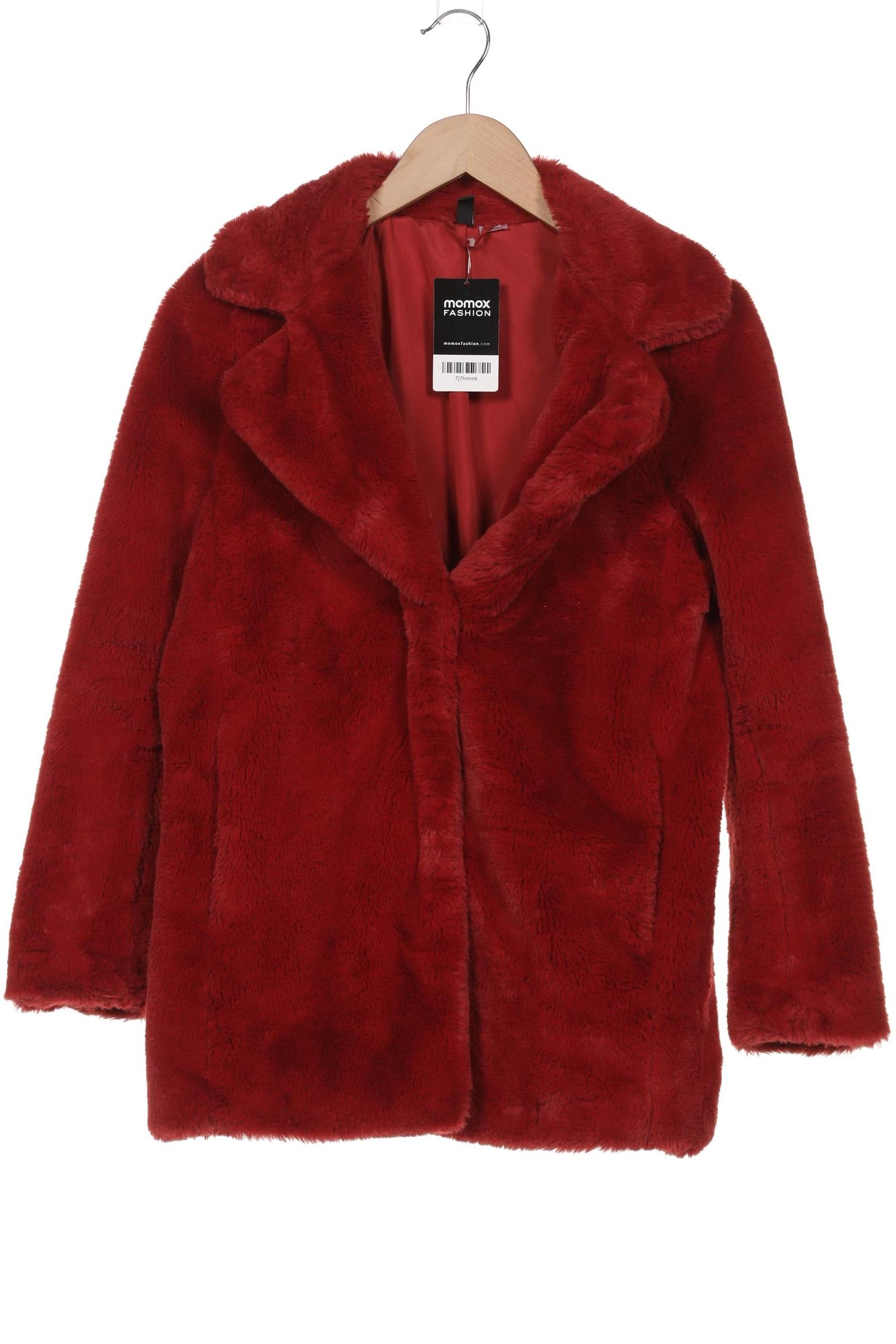 

H&M Damen Mantel, rot, Gr. 34