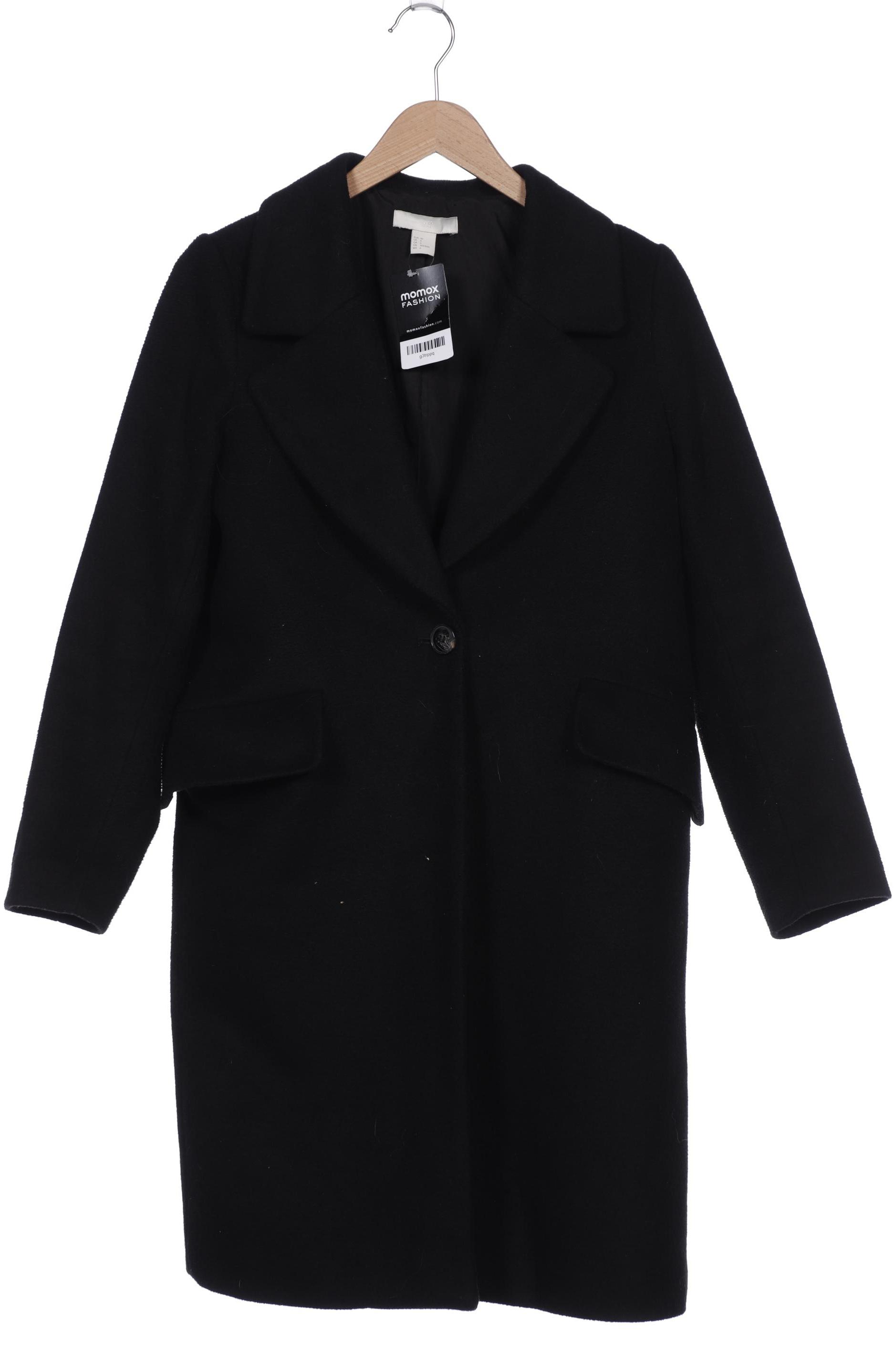 

H&M Damen Mantel, schwarz, Gr. 36