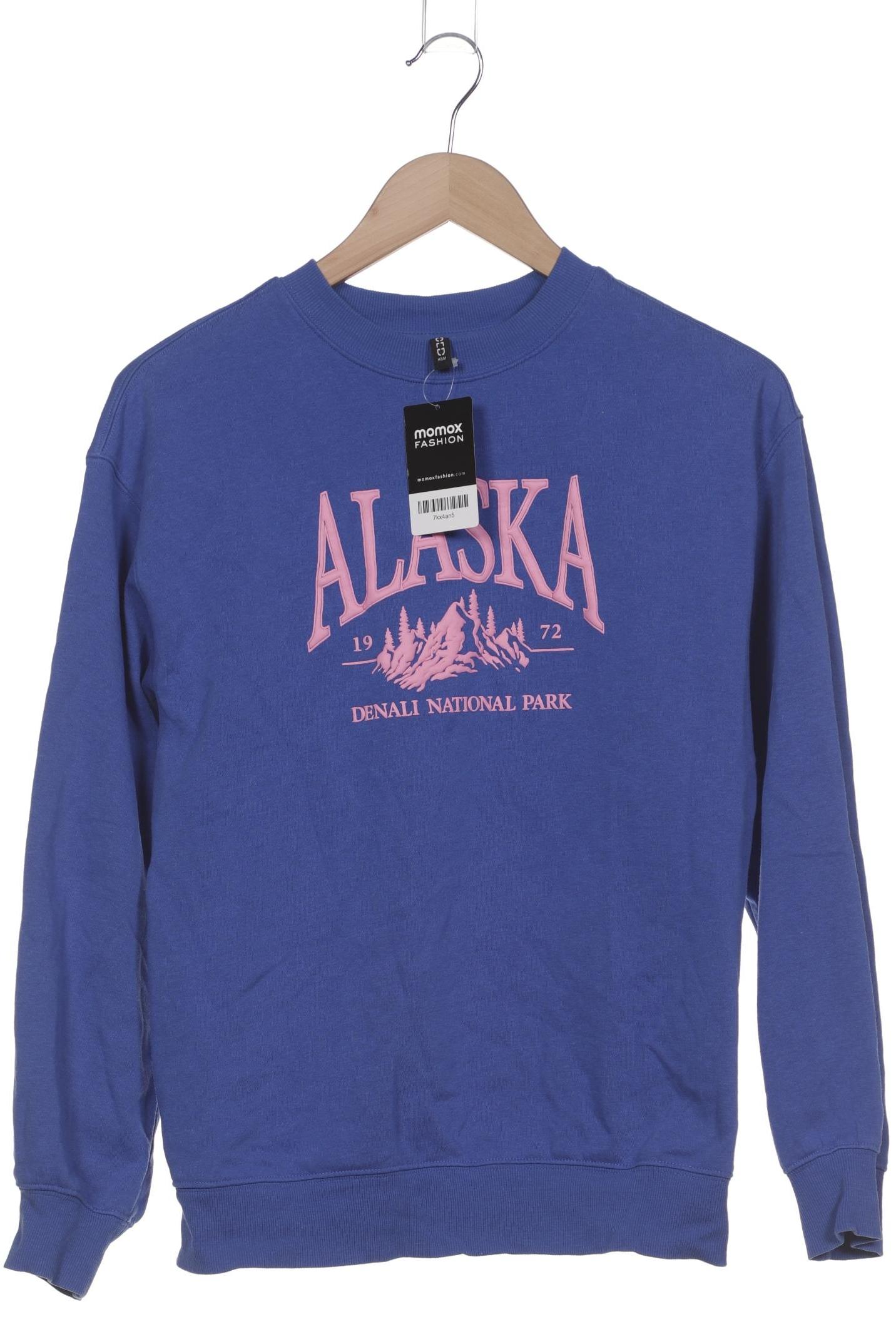 

H&M Damen Sweatshirt, blau, Gr. 32