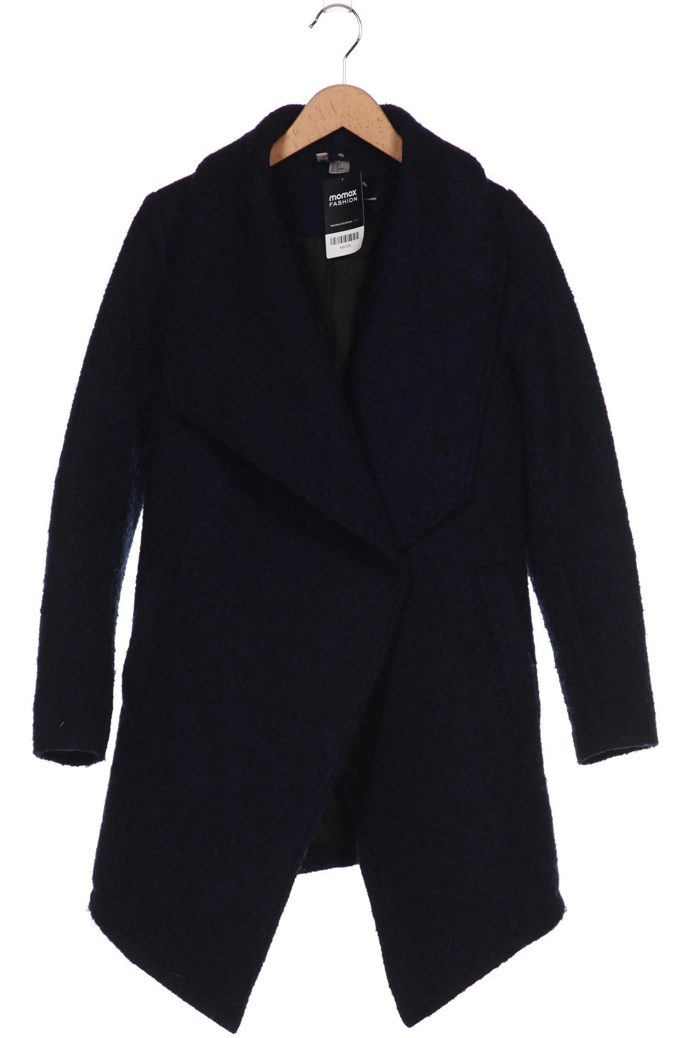 

H&M Damen Mantel, marineblau, Gr. 34