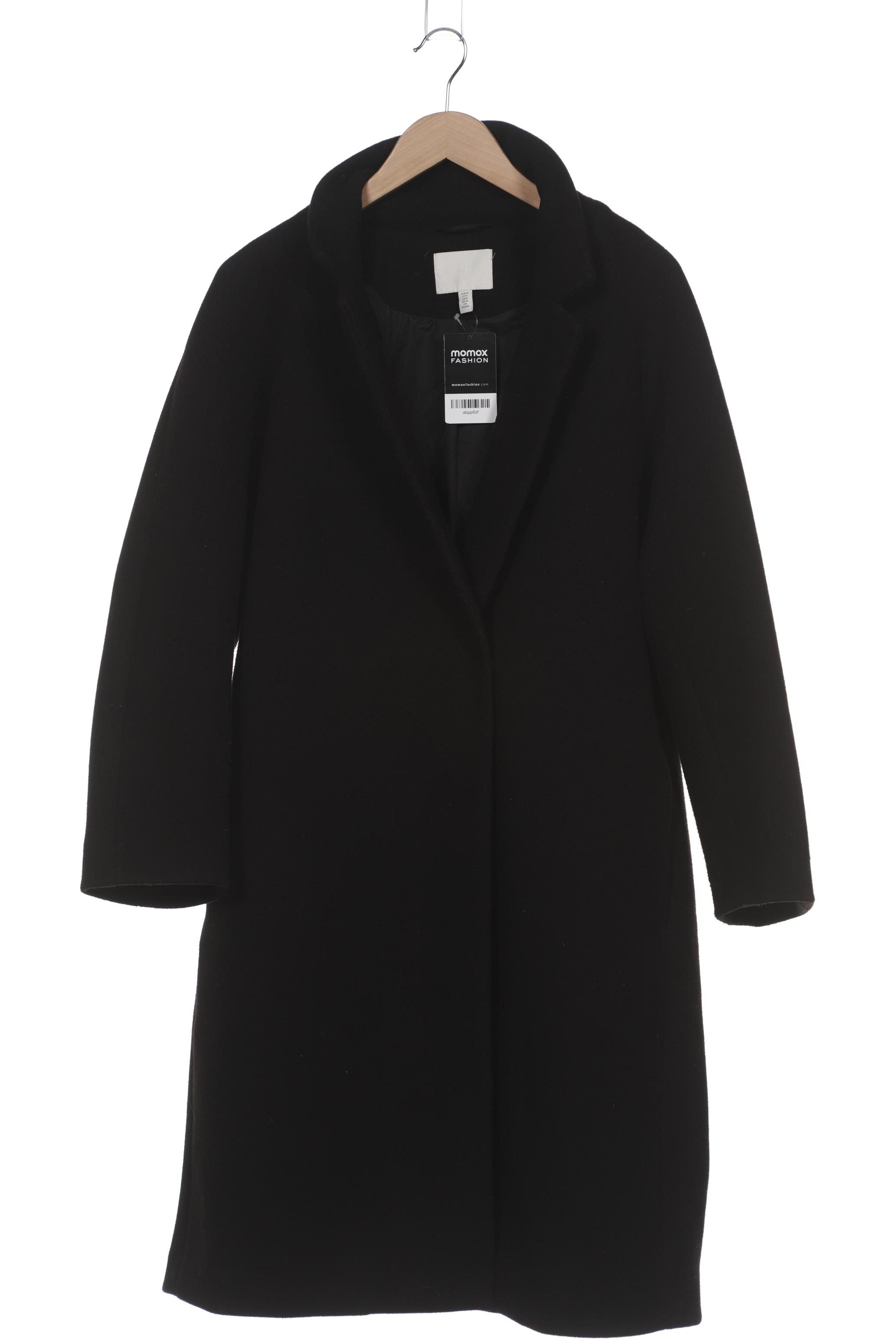 

H&M Damen Mantel, schwarz, Gr. 38